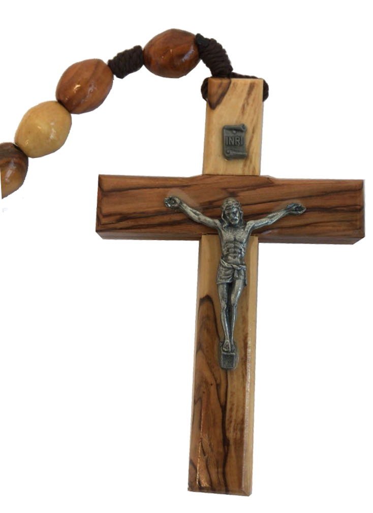 Holy Land Market Olive Wood Wall Rosary ( 39 Inches Long )、mySite、topwebapps