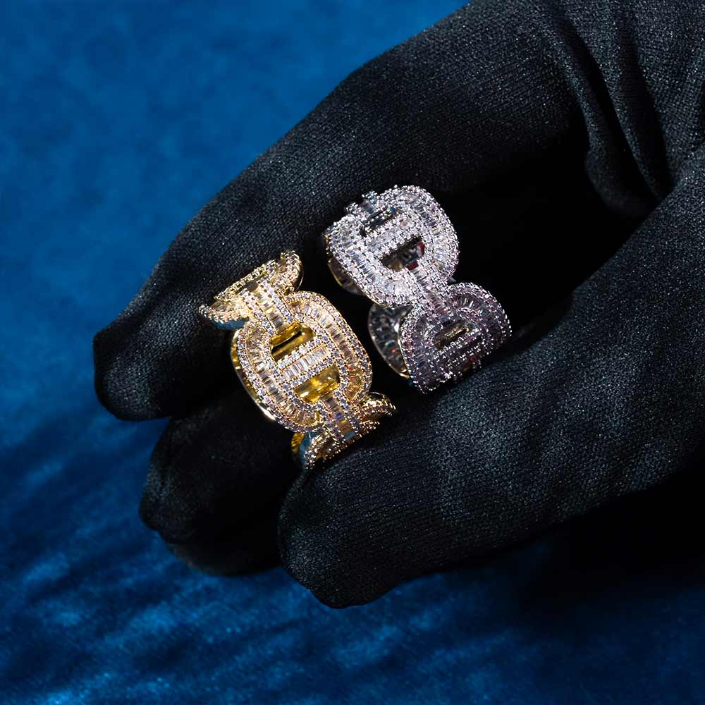 Moissanite Baguette Mariner Ring 14K Gold、mySite、hinf8tx79