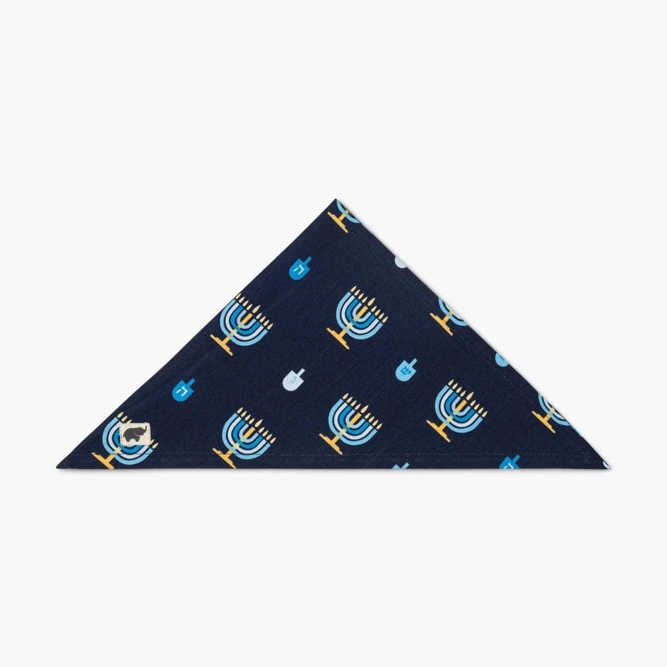 Menorah and Dreidel Pet Bandana by Monica + Andy、mySite、topwebapps