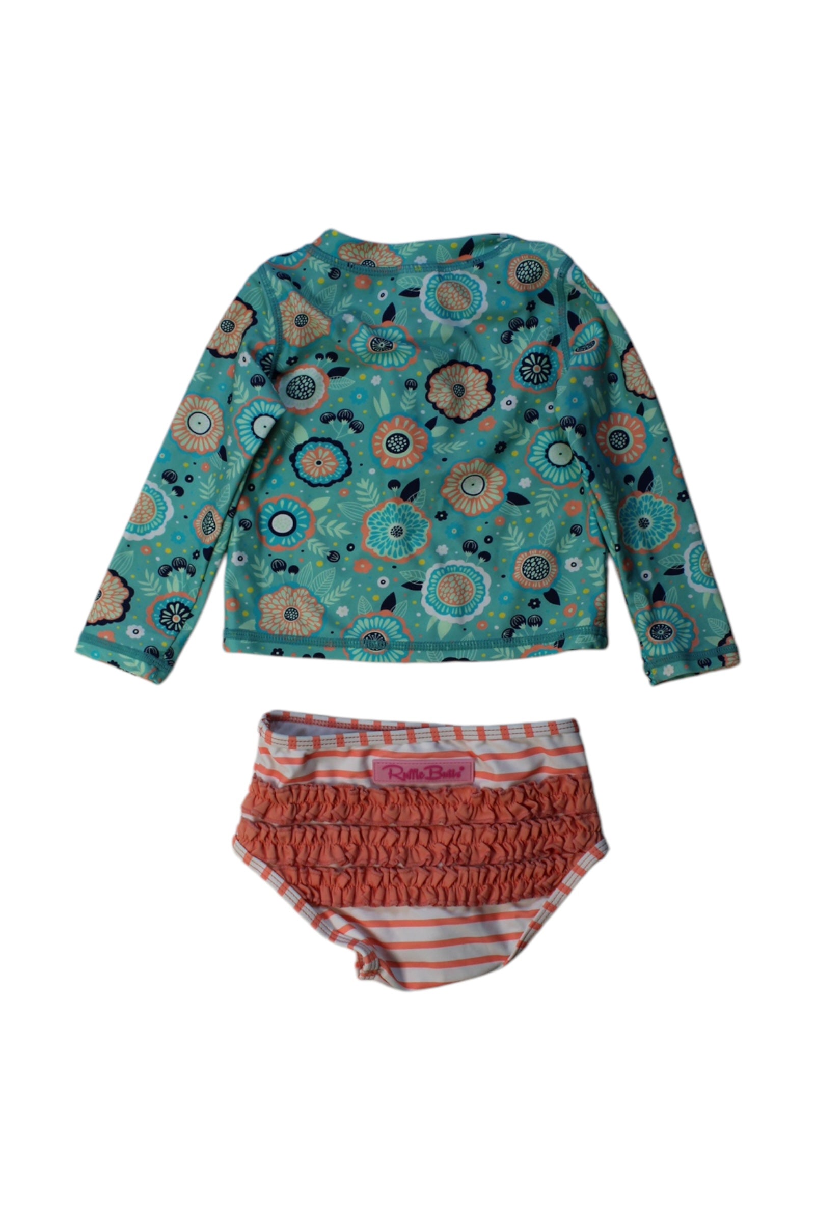 RuffleButts Rash Guard Swim Set 18-24M、mySite、g9winljtr