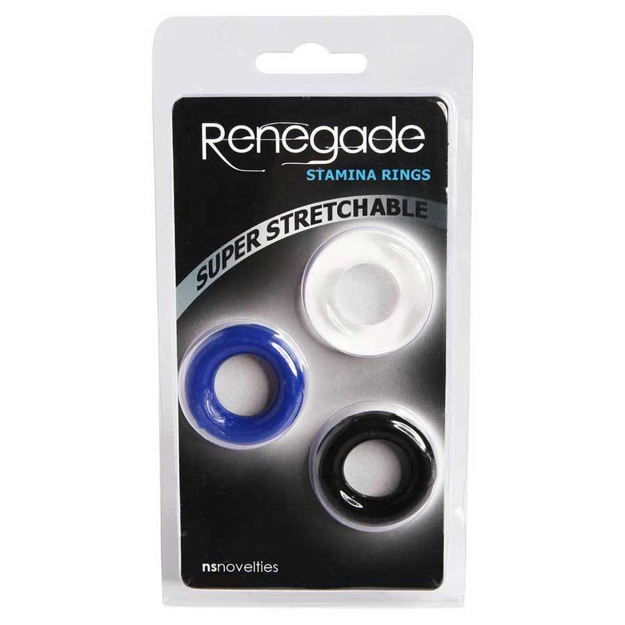Stretchy Stamina Cock Rings 3 Pack by Renegade、mySite、bottomscart