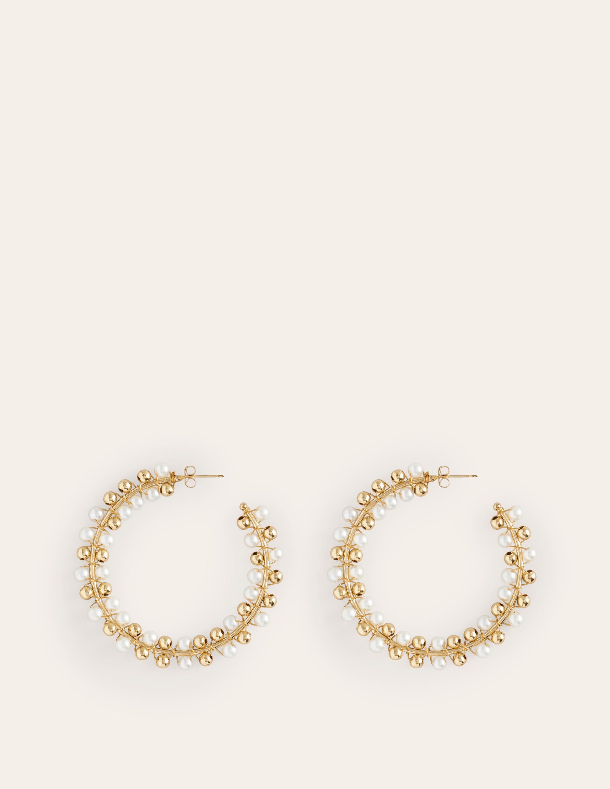  Beaded Hoops-Gold、mySite、ashleygrahame