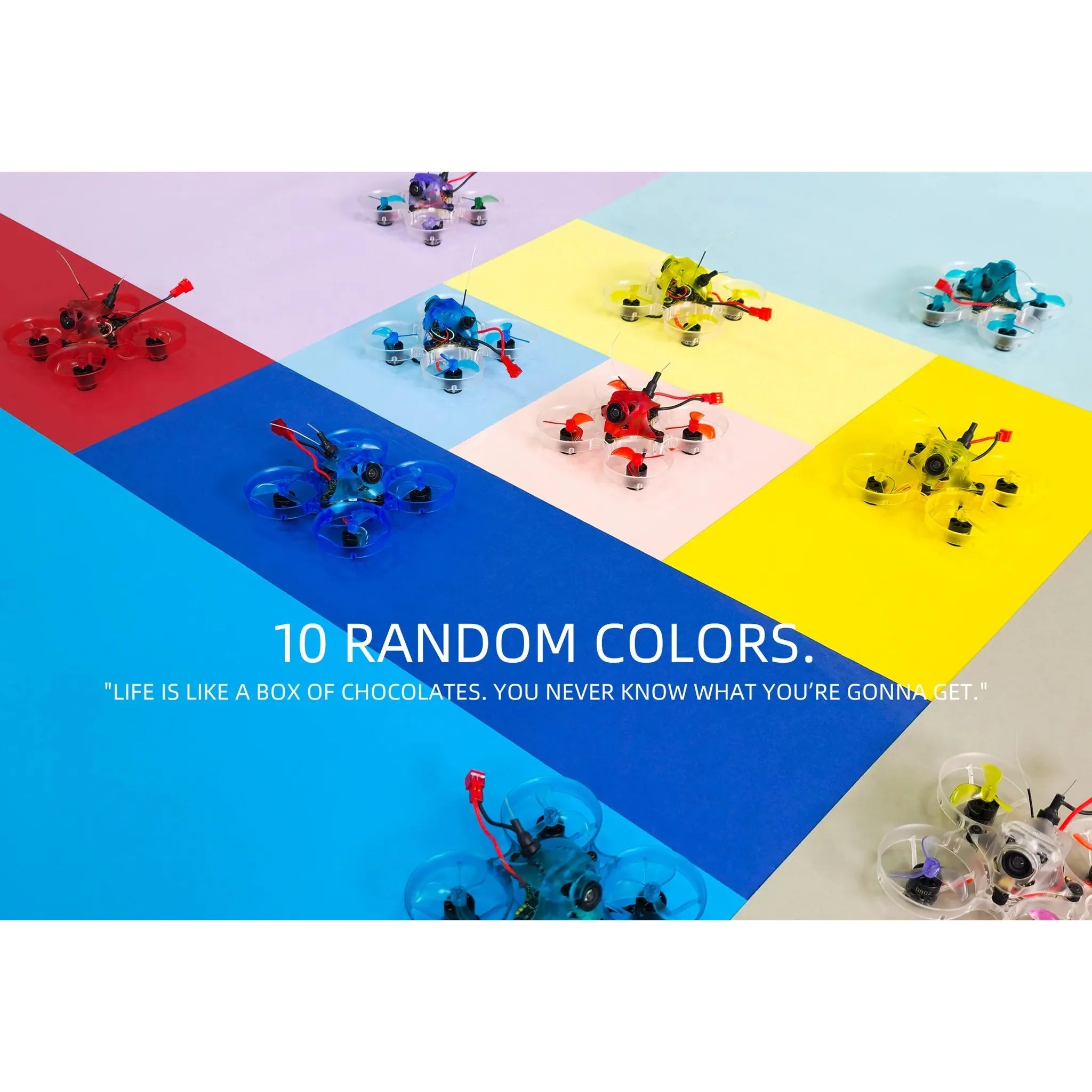  NewBeeDrone BNF Hummingbird V3 1S Brushless Analog Whoop - ELRS 2.4GHz - RANDOM Color、mySite、merchandisen