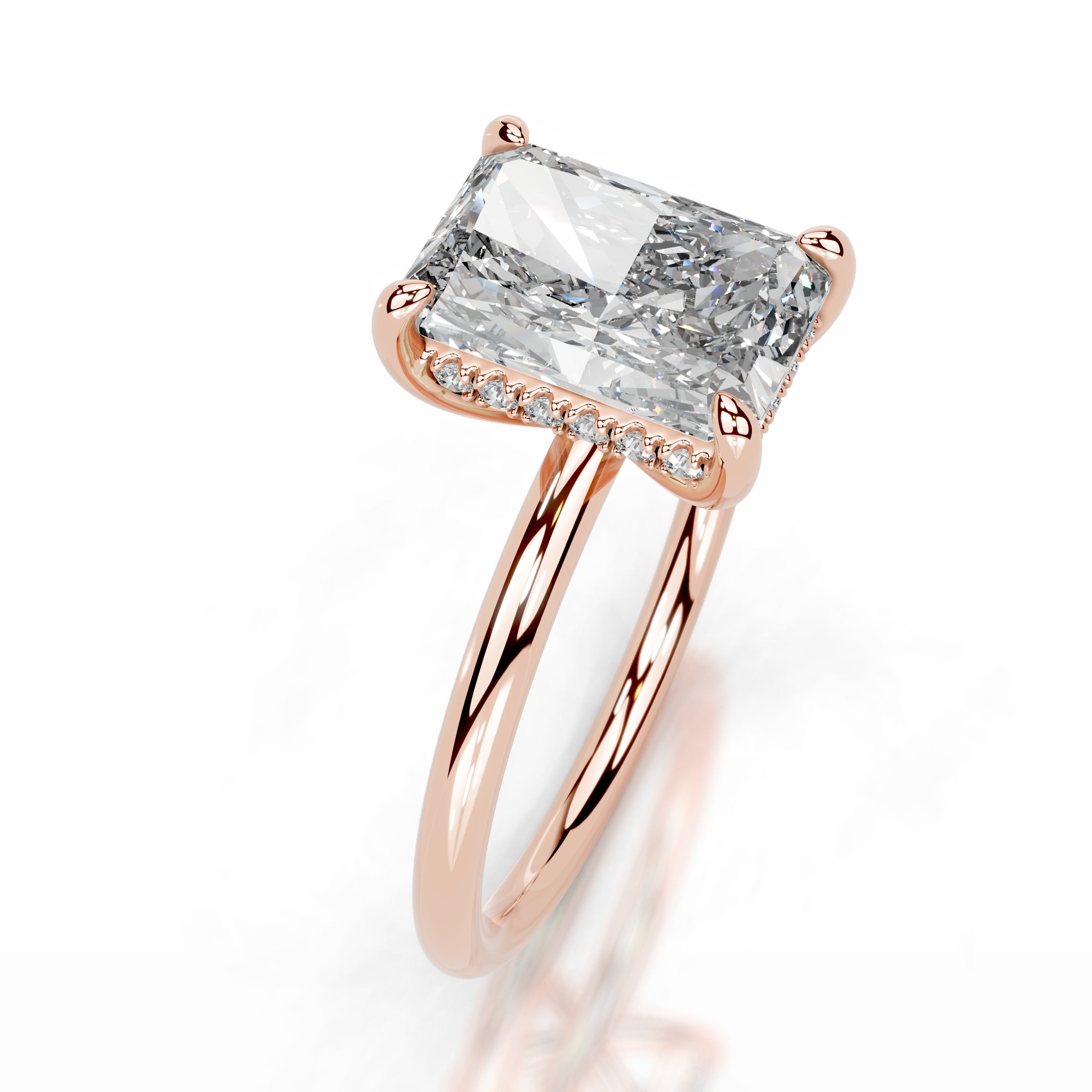 Willow Diamond Engagement Ring - 14K Rose Gold、mySite、hinf8tx79