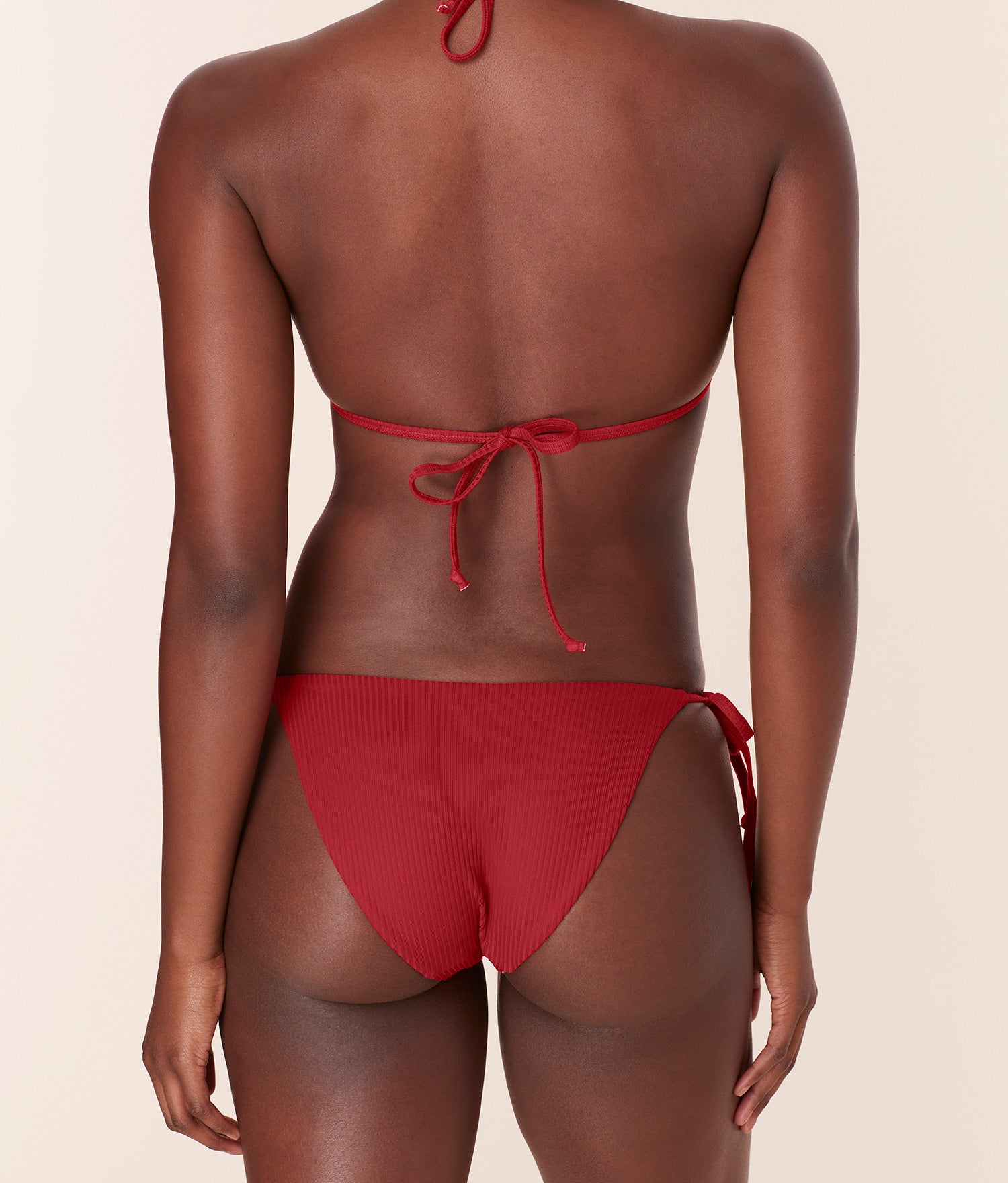  The String Bikini Bottom - Eco Ribbed - Flame、mySite、ashleygrahame