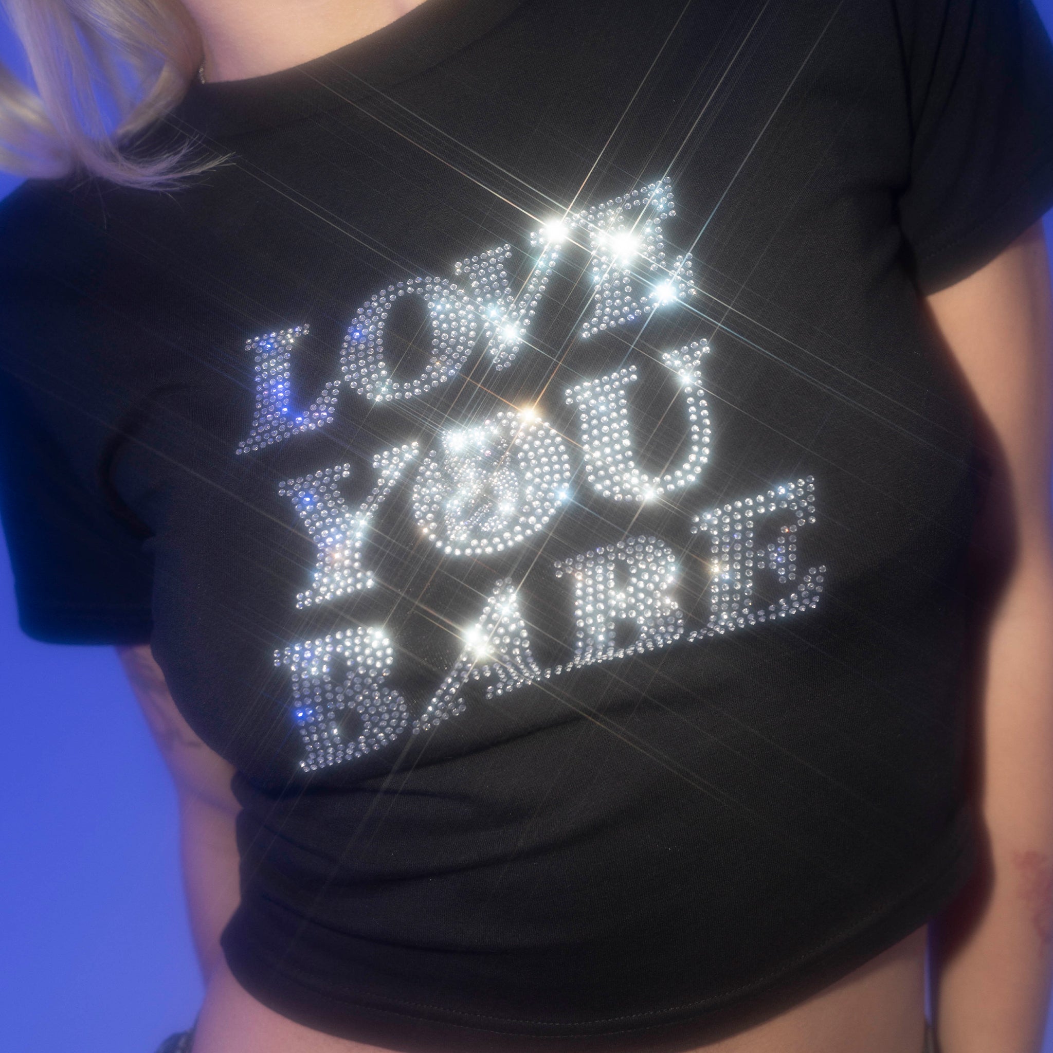  Love You Baby Tee (Black)、mySite、merchandisen