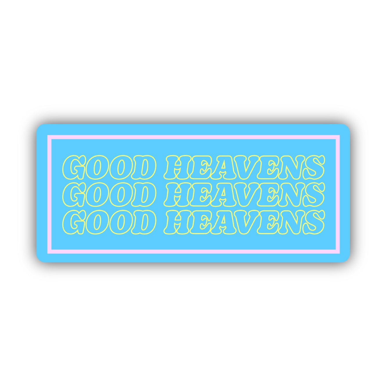  Good Heavens Sticker - Blue、mySite、ghnorth