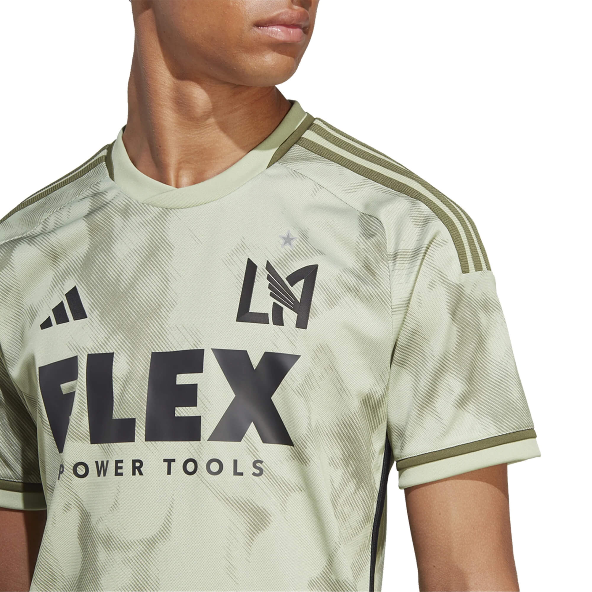 adidas Men's LAFC 2023/24 Authentic Away Jersey Lime/Green、mySite、noshort