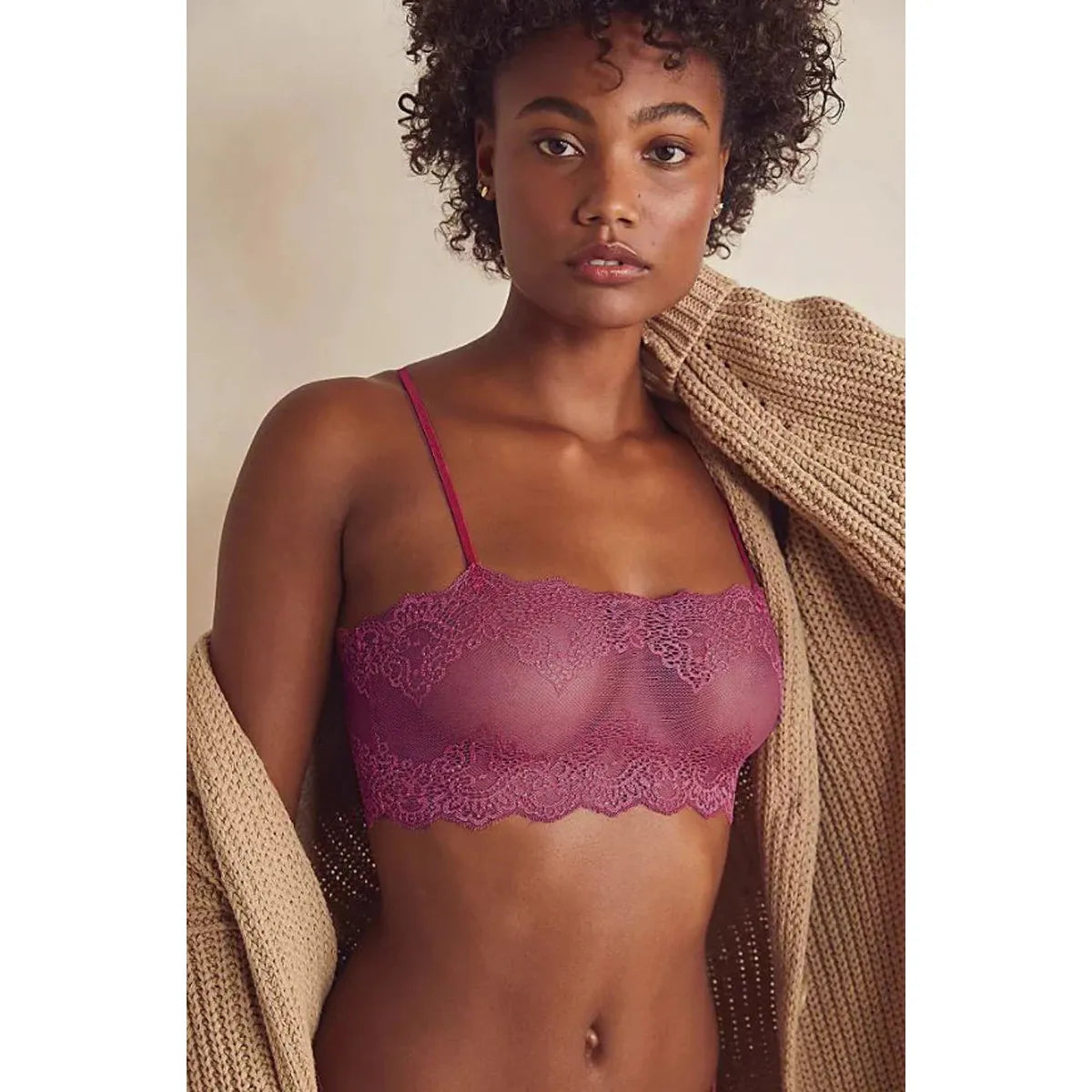  Only Hearts So Fine Lace Cami Set - Pink Plum、mySite、justintrudeaud
