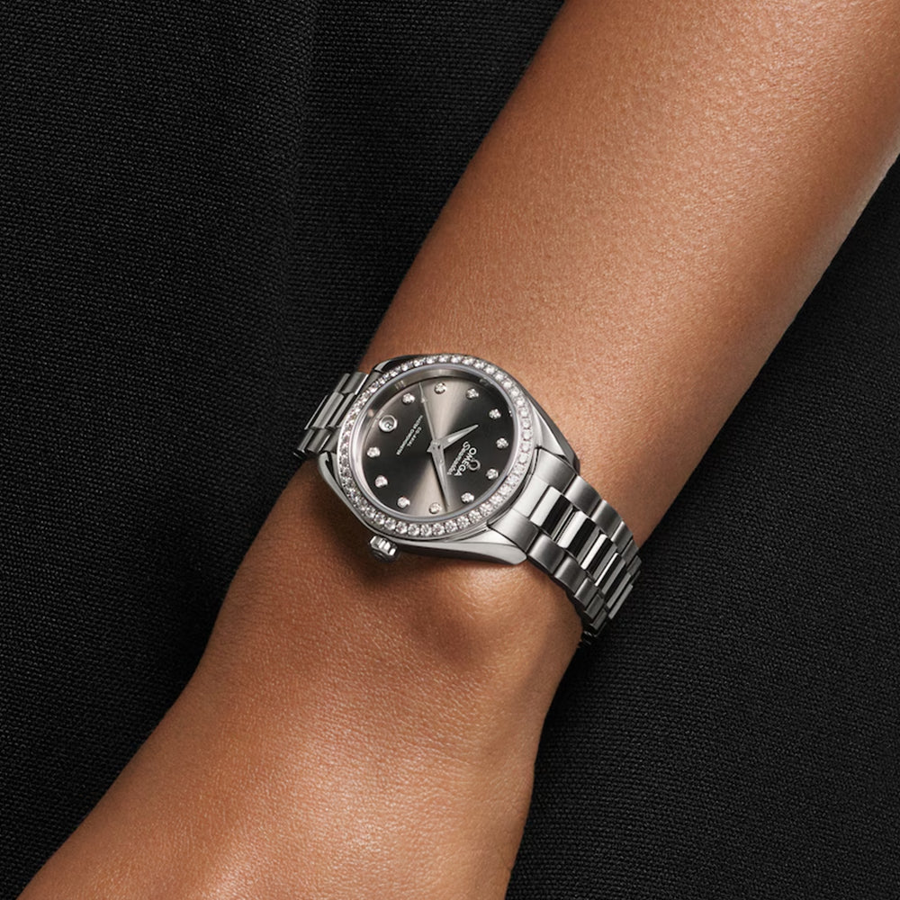 Seamaster Aqua Terra 150M Diamonds 30mm - Grey on Bracelet、mySite、botmansion