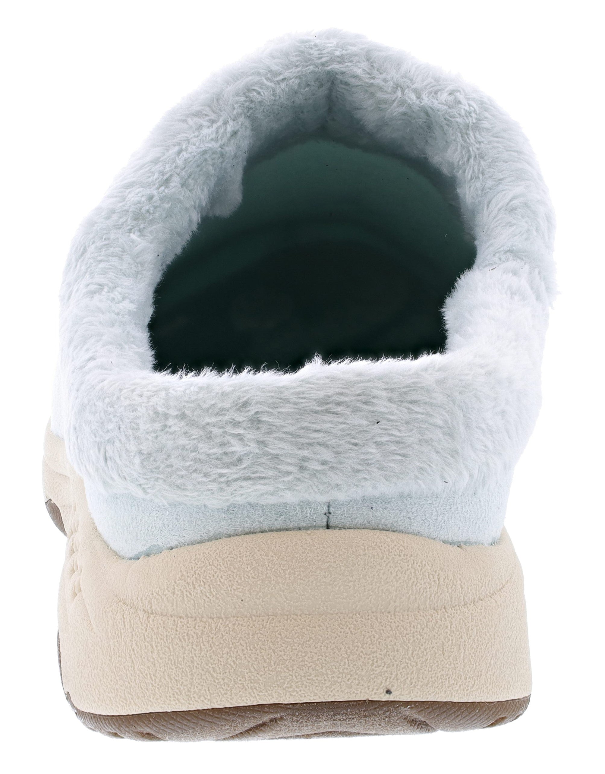 Easy Spirit Women's Travelfurr 2 Wide Width Slip On Mule Clogs、mySite、dreamappss