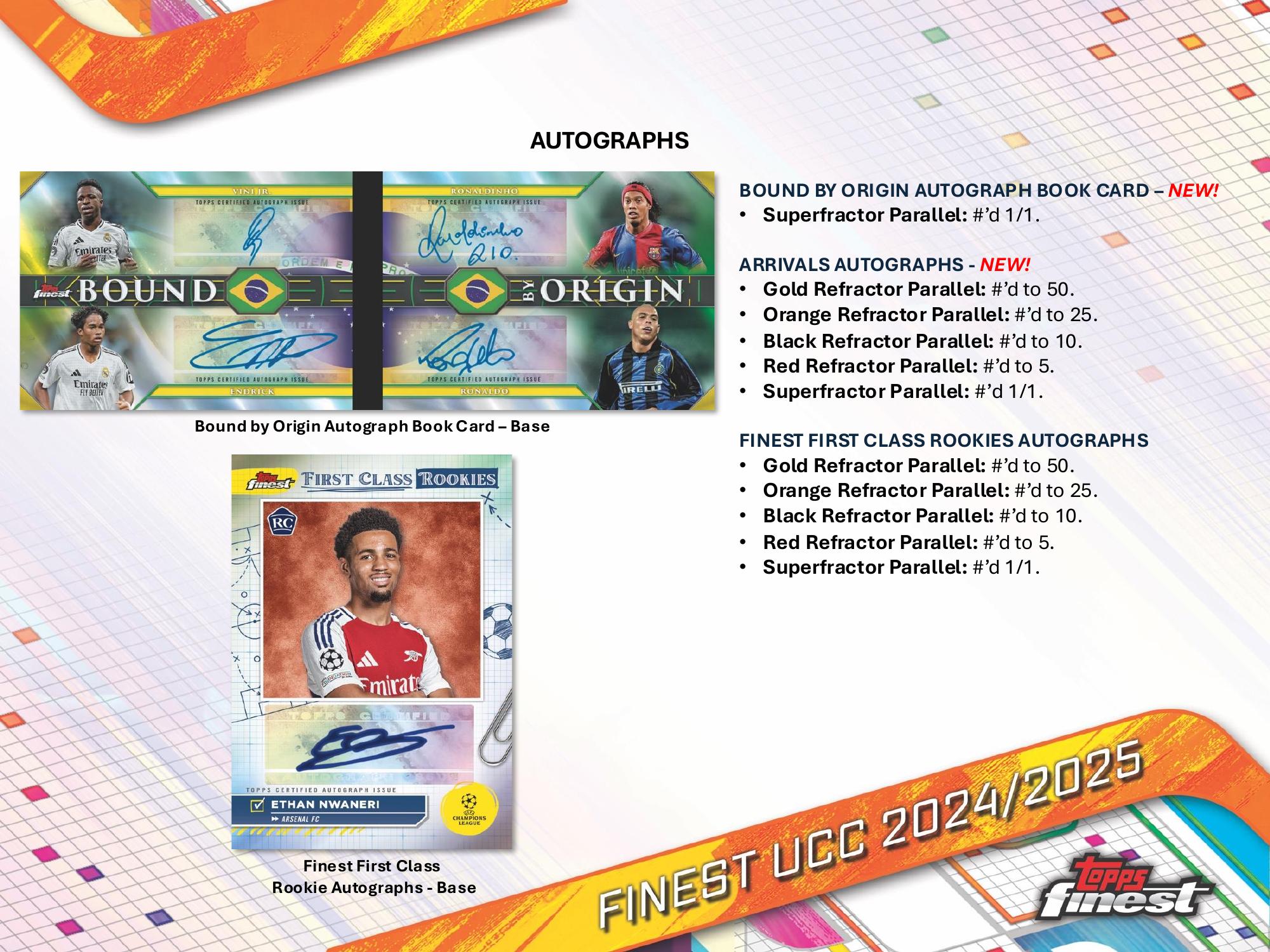 Topps Finest UEFA Club Competitions 2024/25 - Hobby Box、mySite、waistdrama