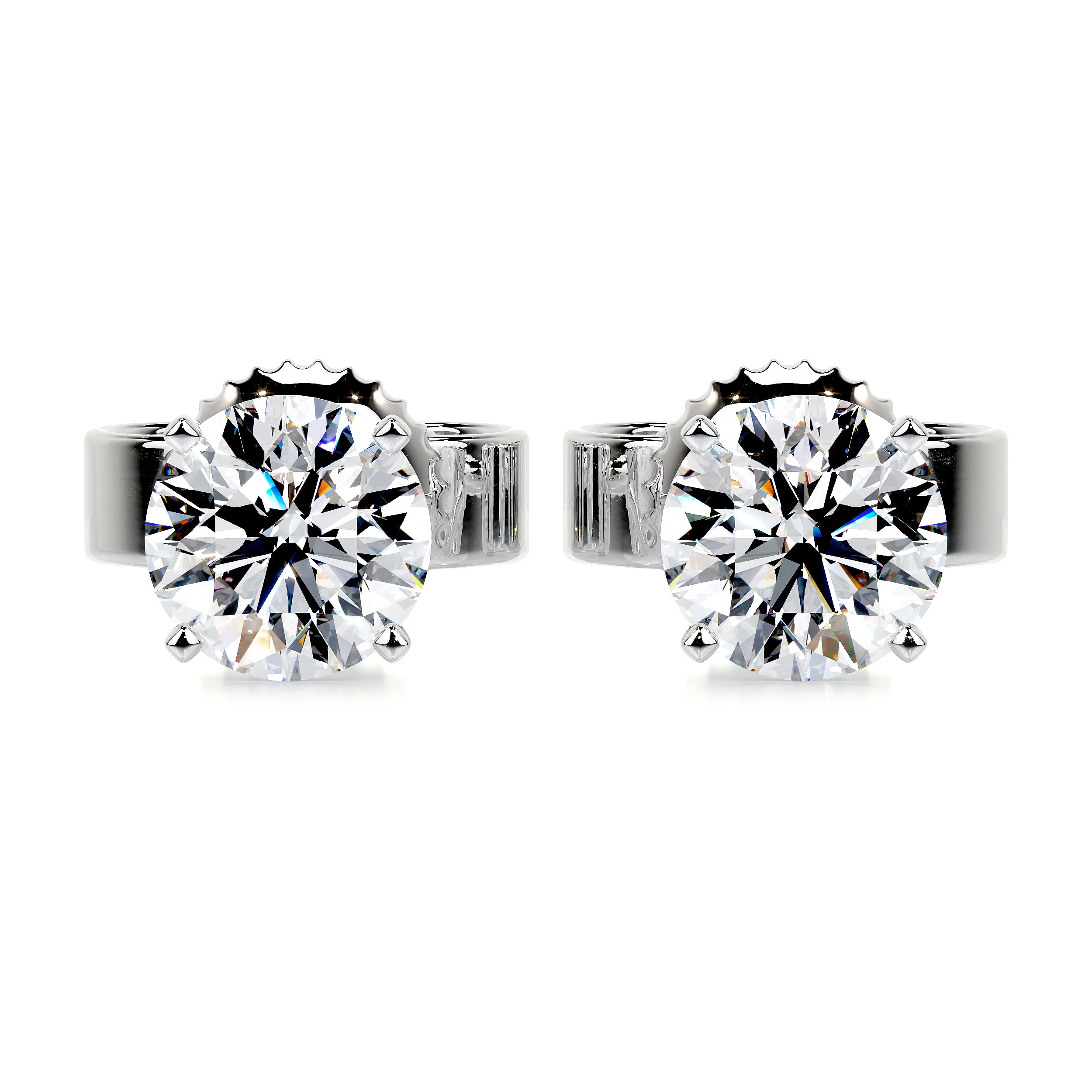 Allen Diamond Earrings -14K White Gold、mySite、hinf8tx79
