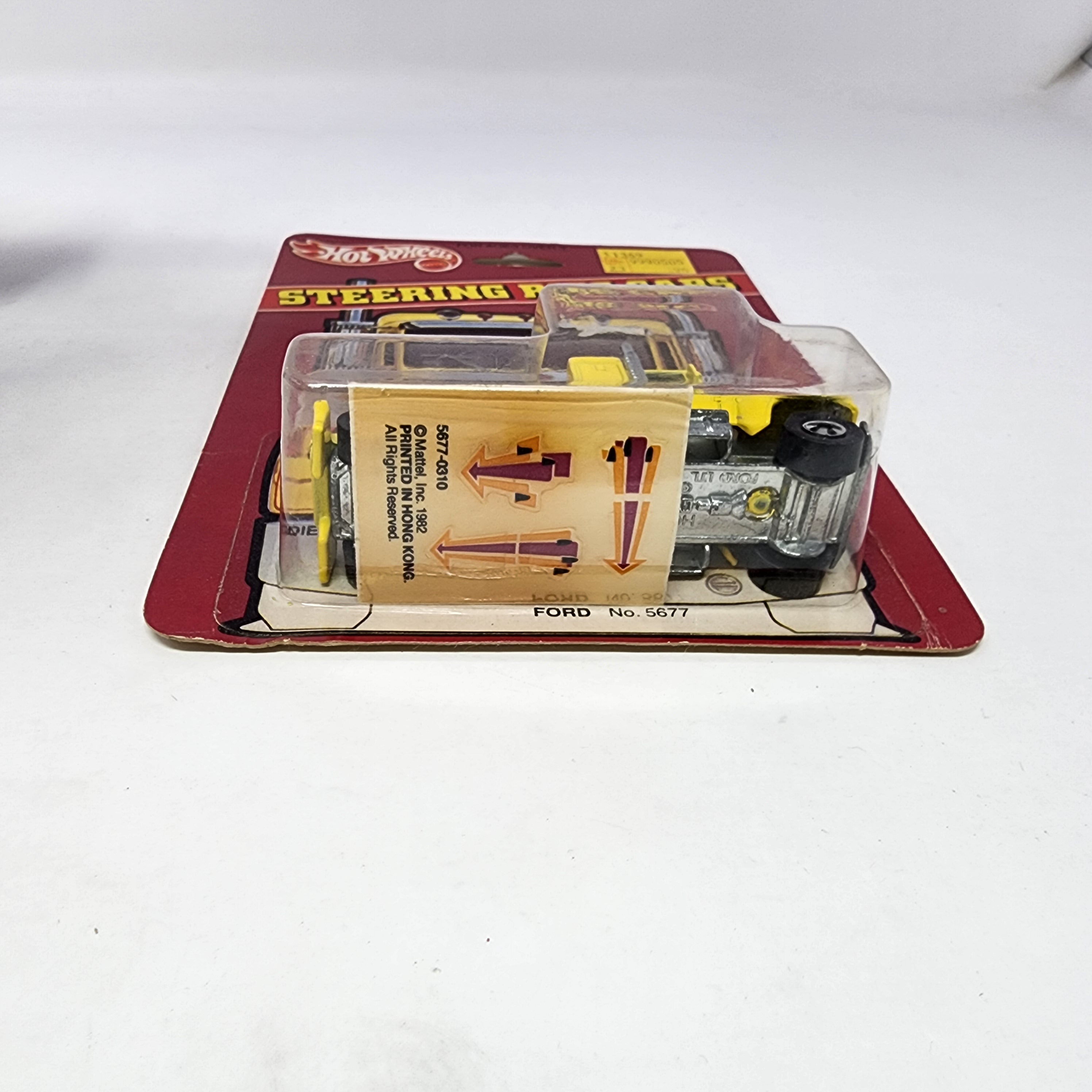 Ford No 5677 * Yellow * 1982 Hot Wheels Hong Kong Steering Rigs、mySite、hgirdovlk