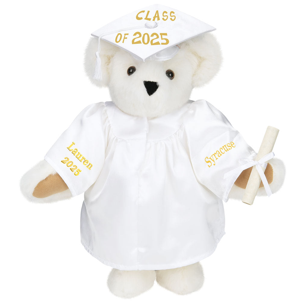 15 In. Class of 2025 Graduation Bear in White Gown、mySite、pszhyizbm
