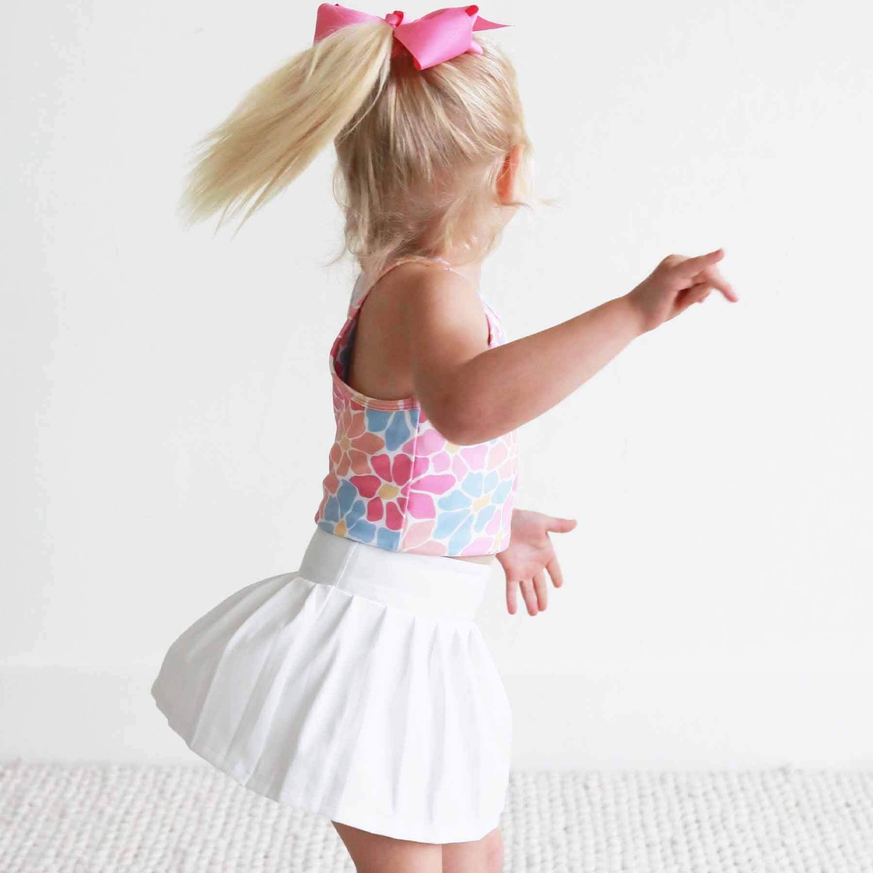  Kids CloudActive™ Athletic Pleated Skirt | White、mySite、layawaytickets