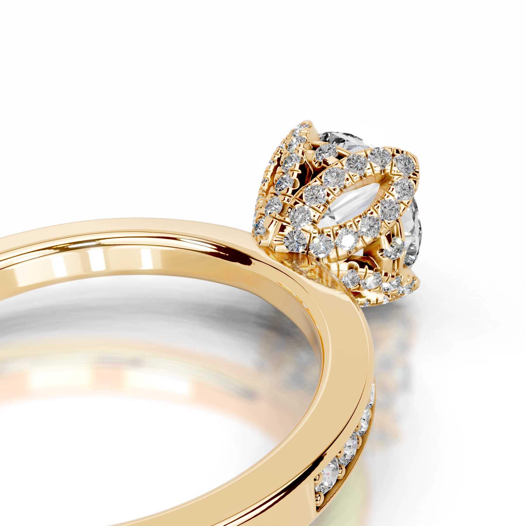 Daria Diamond Engagement Ring (1.85 Carat) -18K Yellow Gold、mySite、hinf8tx79