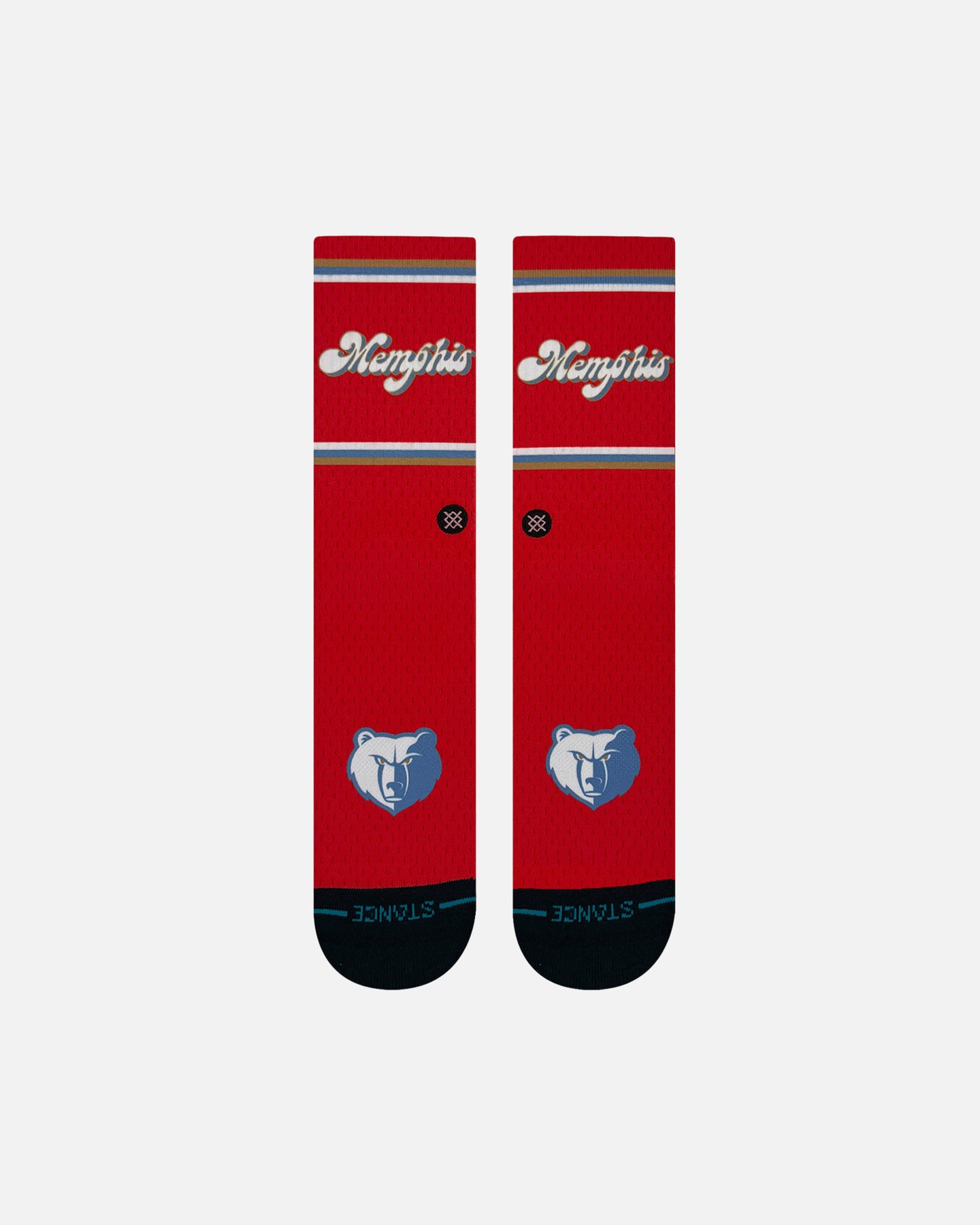 Stance X NBA Memphis Grizzlies 2025 City Edition Crew Socks Official Team Colour、mySite、zt4zffjzw