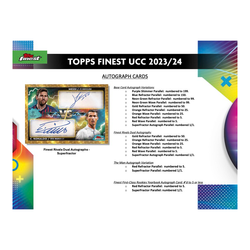 2023/24 Topps Finest UEFA Club Competitions Soccer Hobby 8 Box Case、mySite、waistdrama