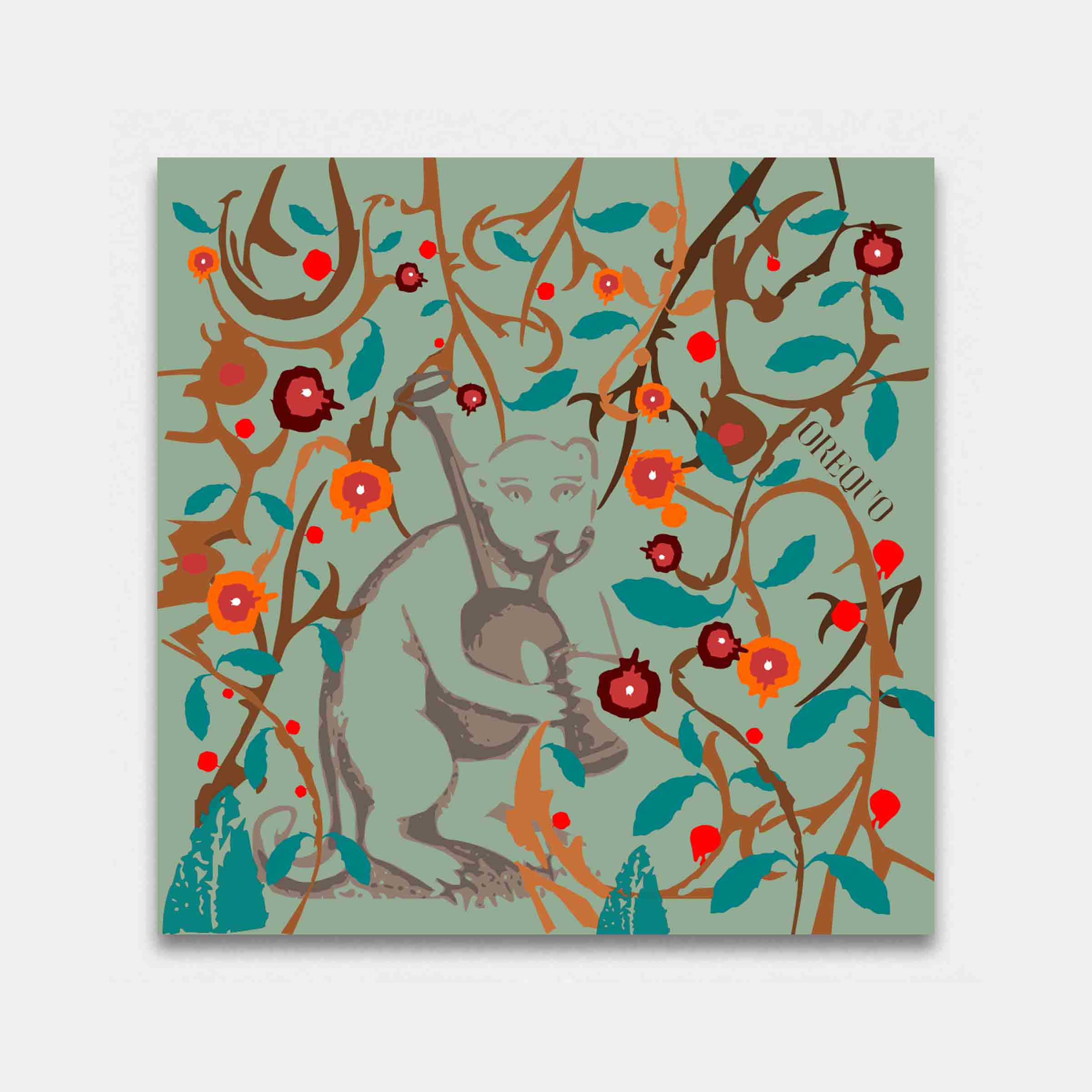 Silk Twill Pocket Square CORNAMUSA by Orequo、mySite、neckold