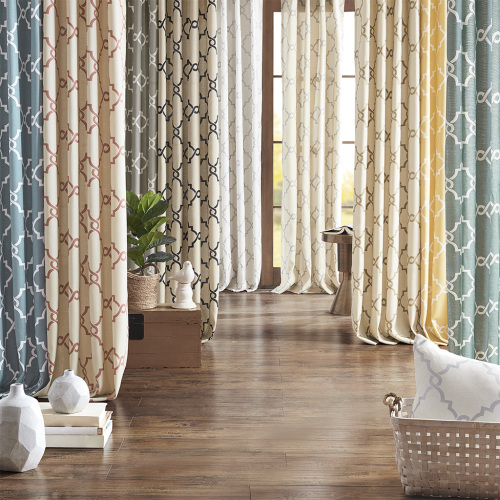 Fretwork Print Grommet Top Window Curtain Panel(Only 1 Pc Panel)、、eastwooduniform