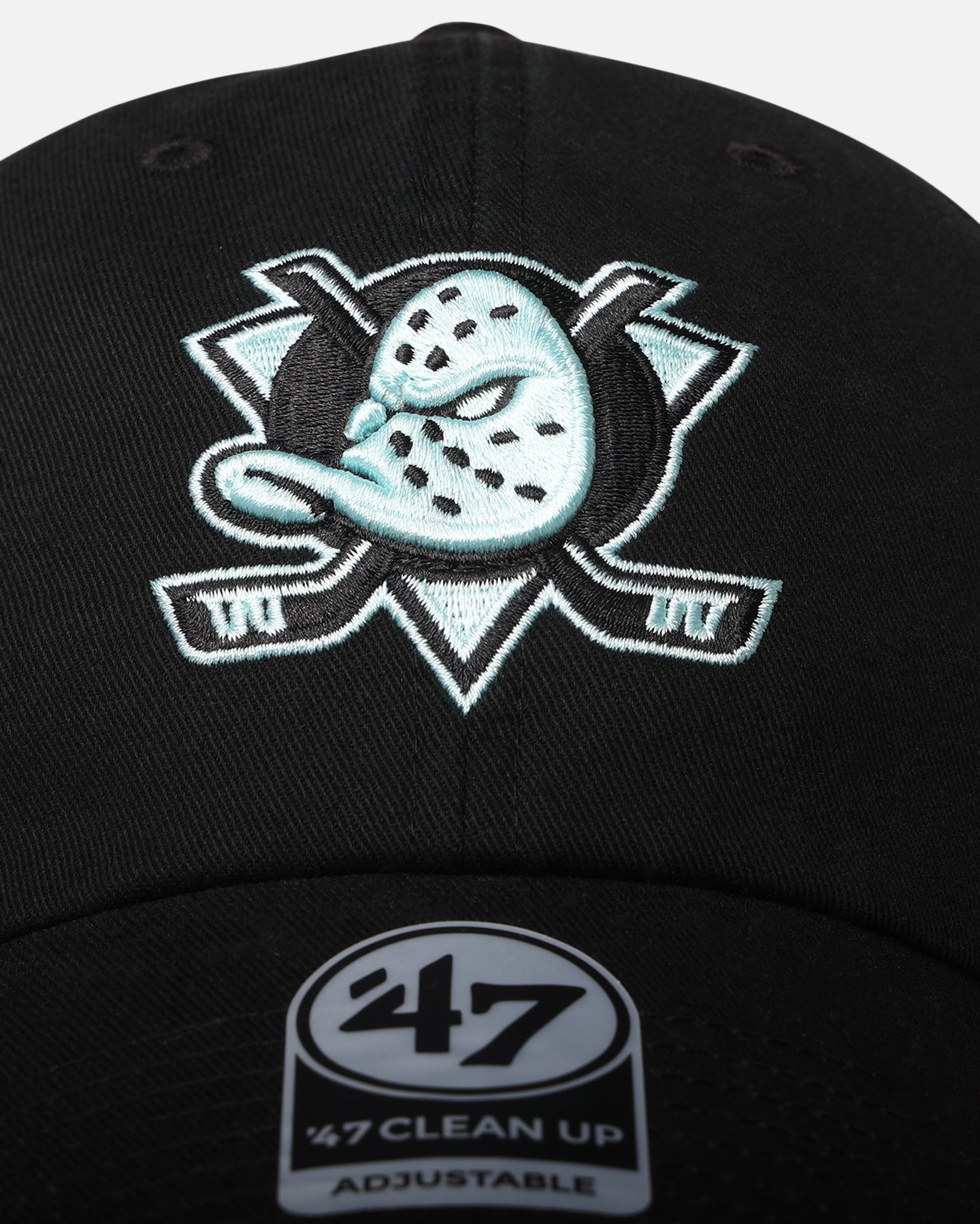 47 Brand Anaheim Ducks 47 Clean Up Strapback Black/Turquoise、mySite、zt4zffjzw
