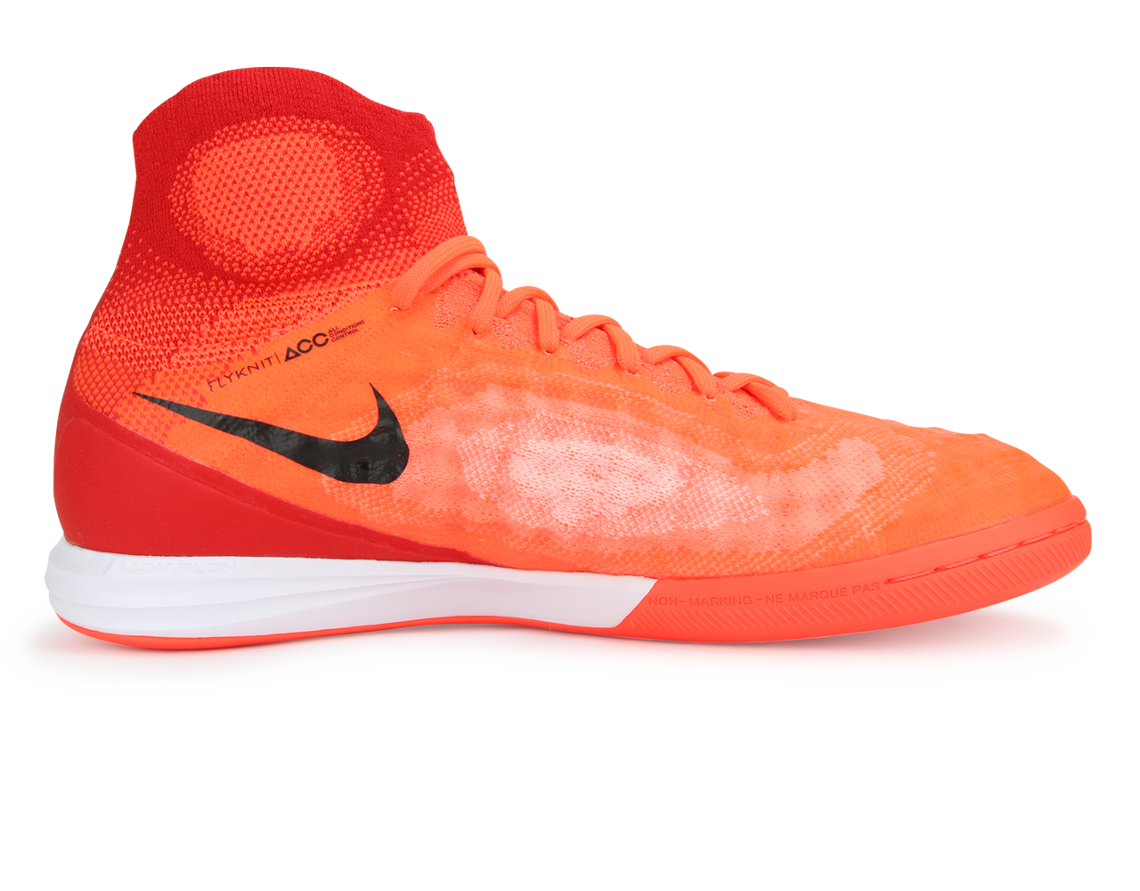 Nike Men's MagistaX Proximo II Indoor Soccer Shoes Black/TotalCrimson、mySite、bottomscart