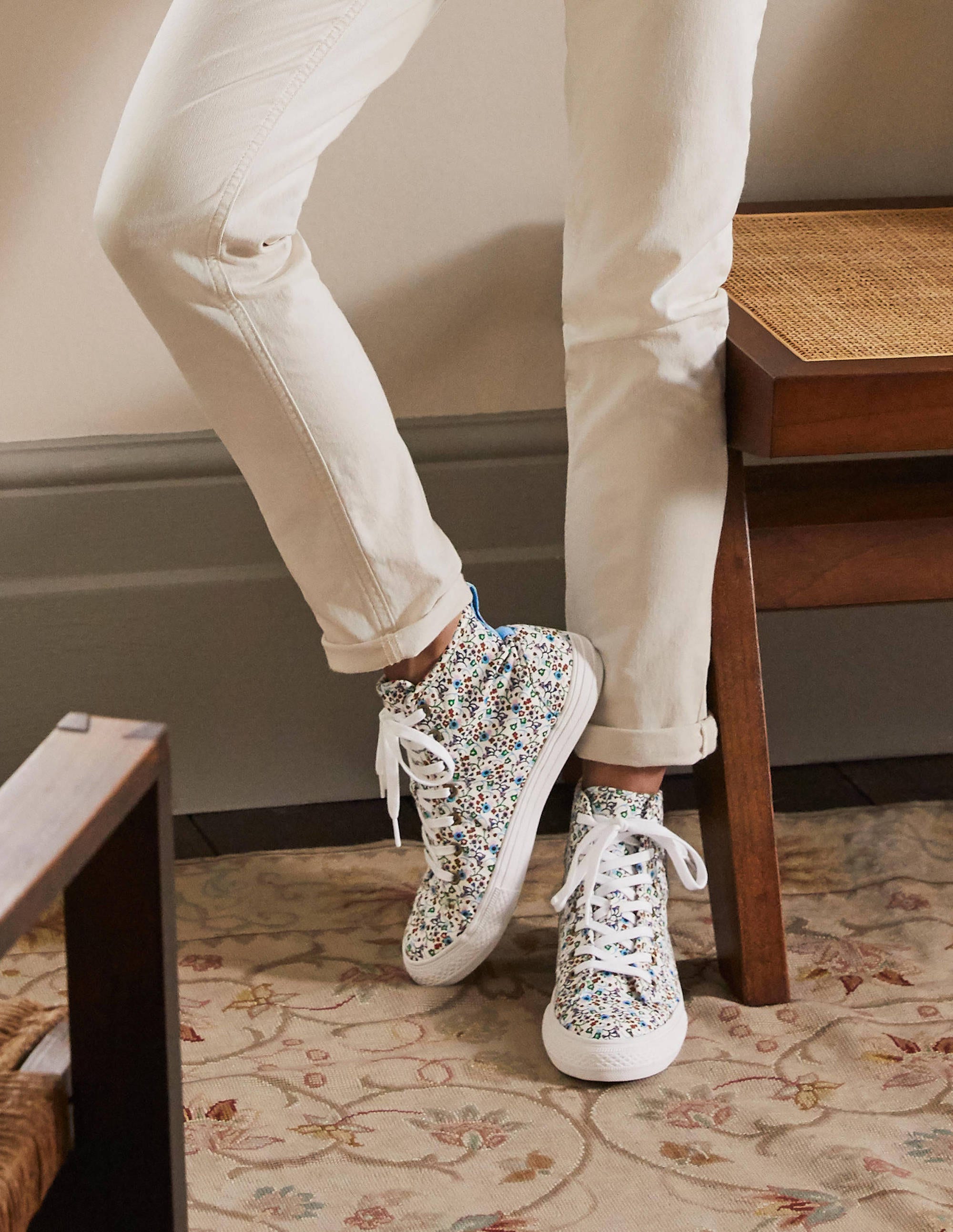  Philippa Trainers-Ivory, Floral Print、mySite、ashleygrahame