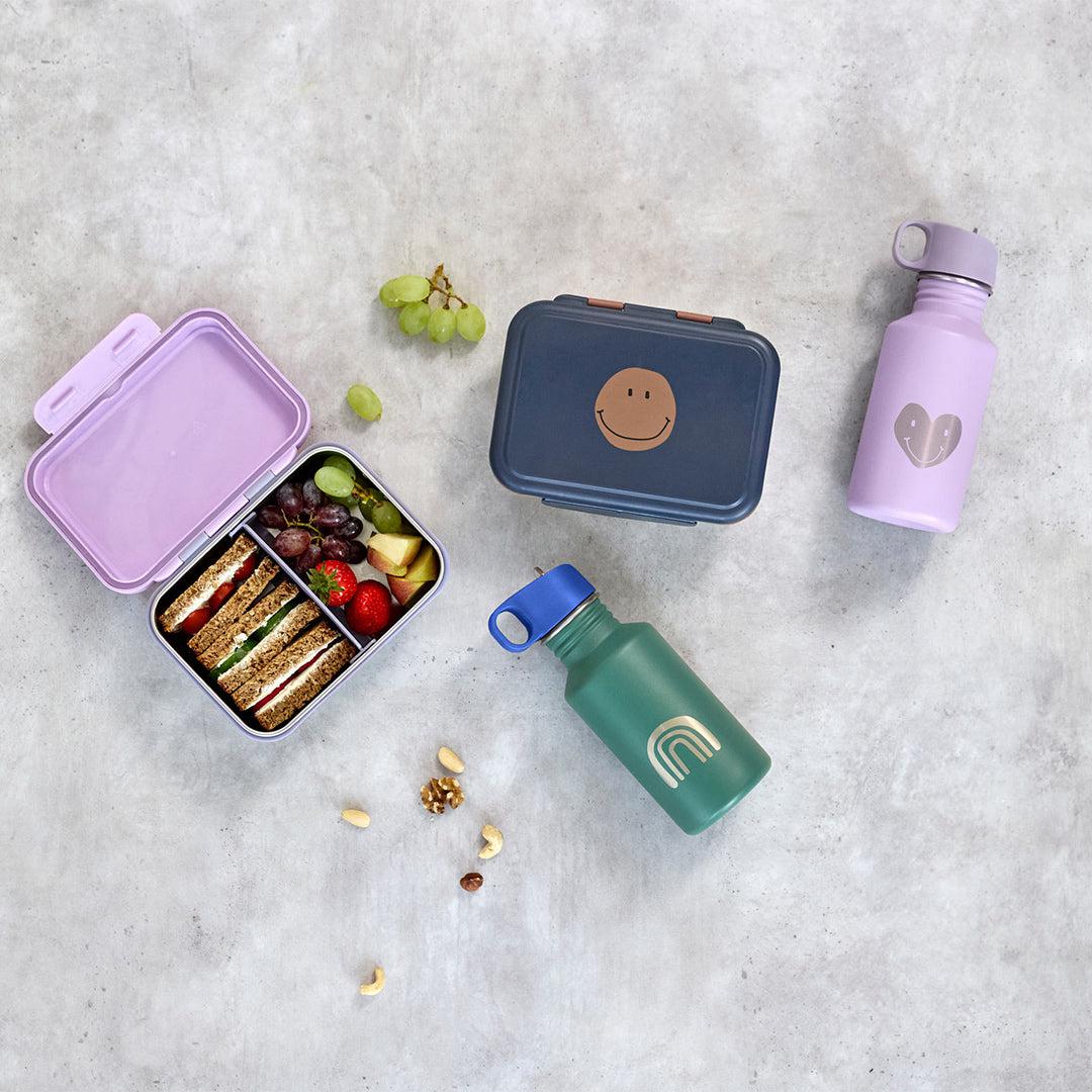  Lassig Lunchbox Stainless Steel - Little Gang - Smile Navy、mySite、merchandisen