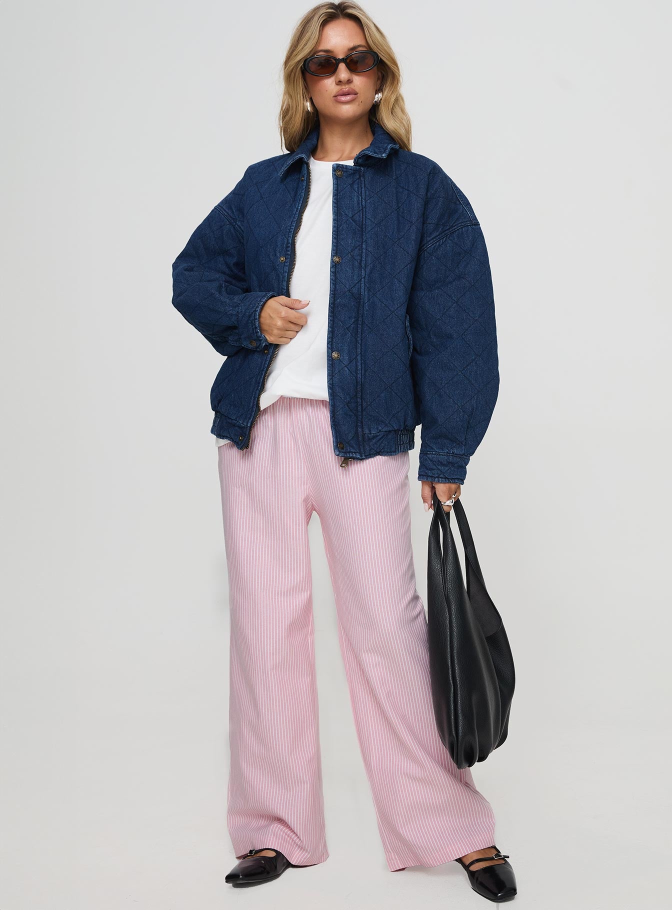 Kenny Bomber Jacket Dark Denim、mySite、solidvoid