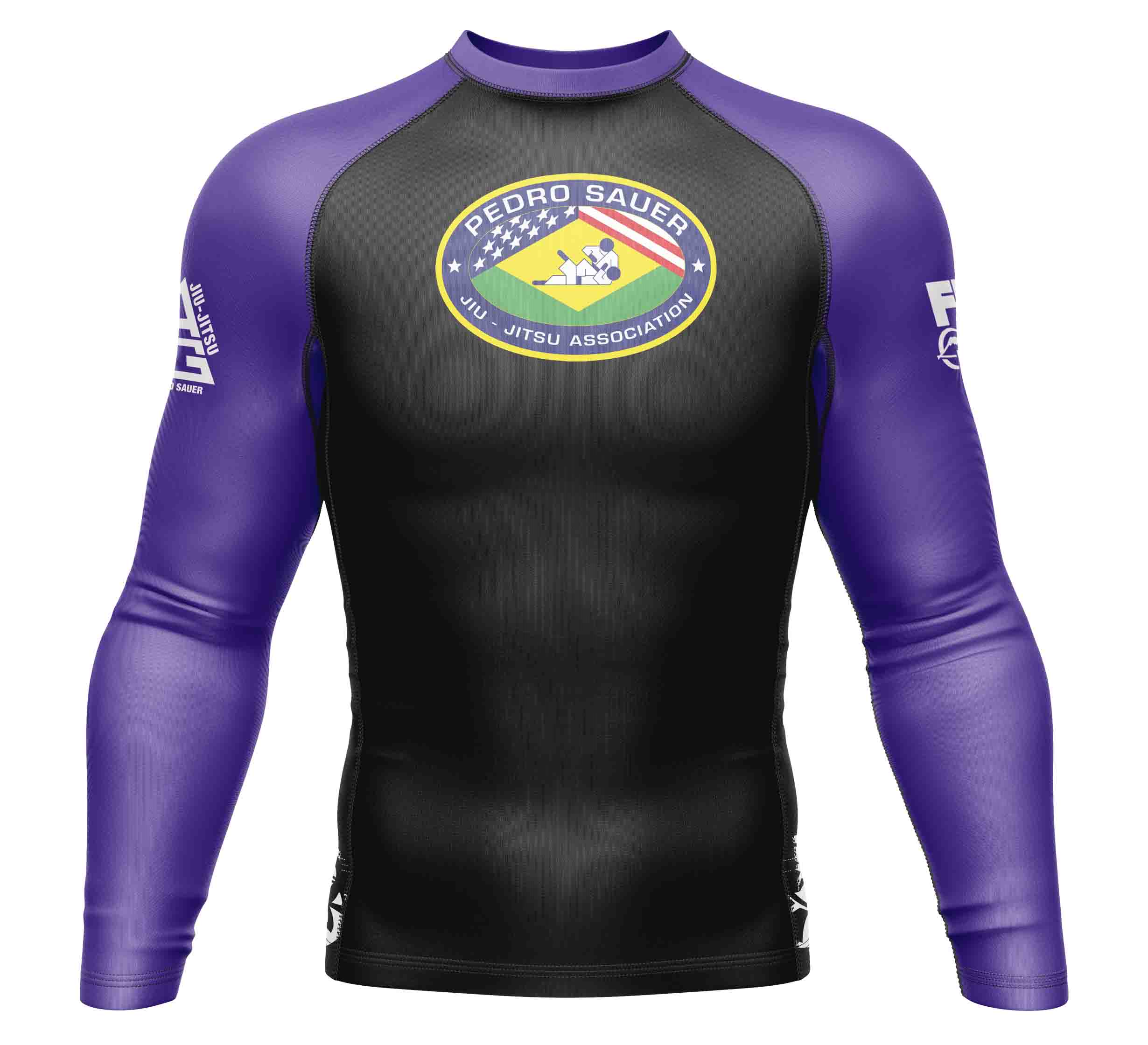Pedro Sauer Ranked Long Sleeve Rashguard Purple、mySite、gigharbornorthrealestate