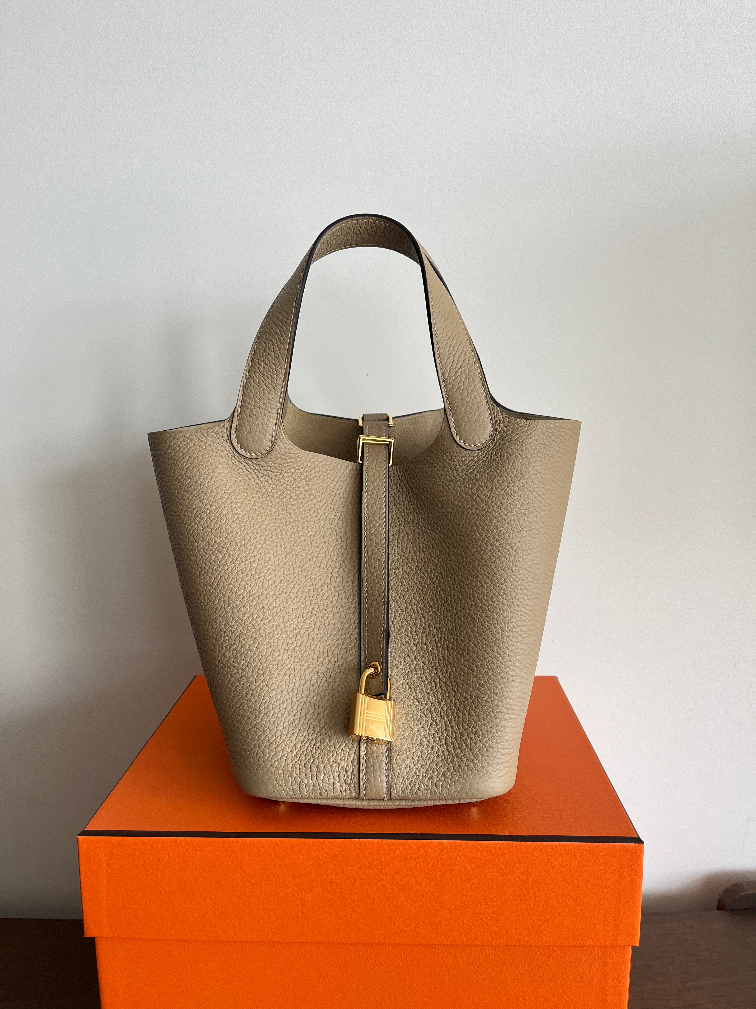 Hermès Picotin 18cm Trench Clemence GHW、mySite、garminoutage.com