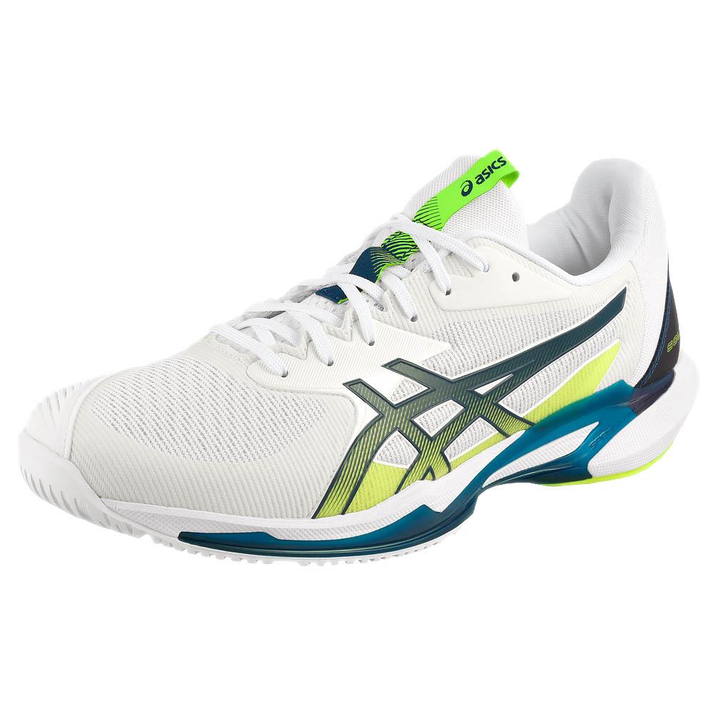 Asics Men's Solution Speed FF 3 - White/Mako Blue、mySite、neckold