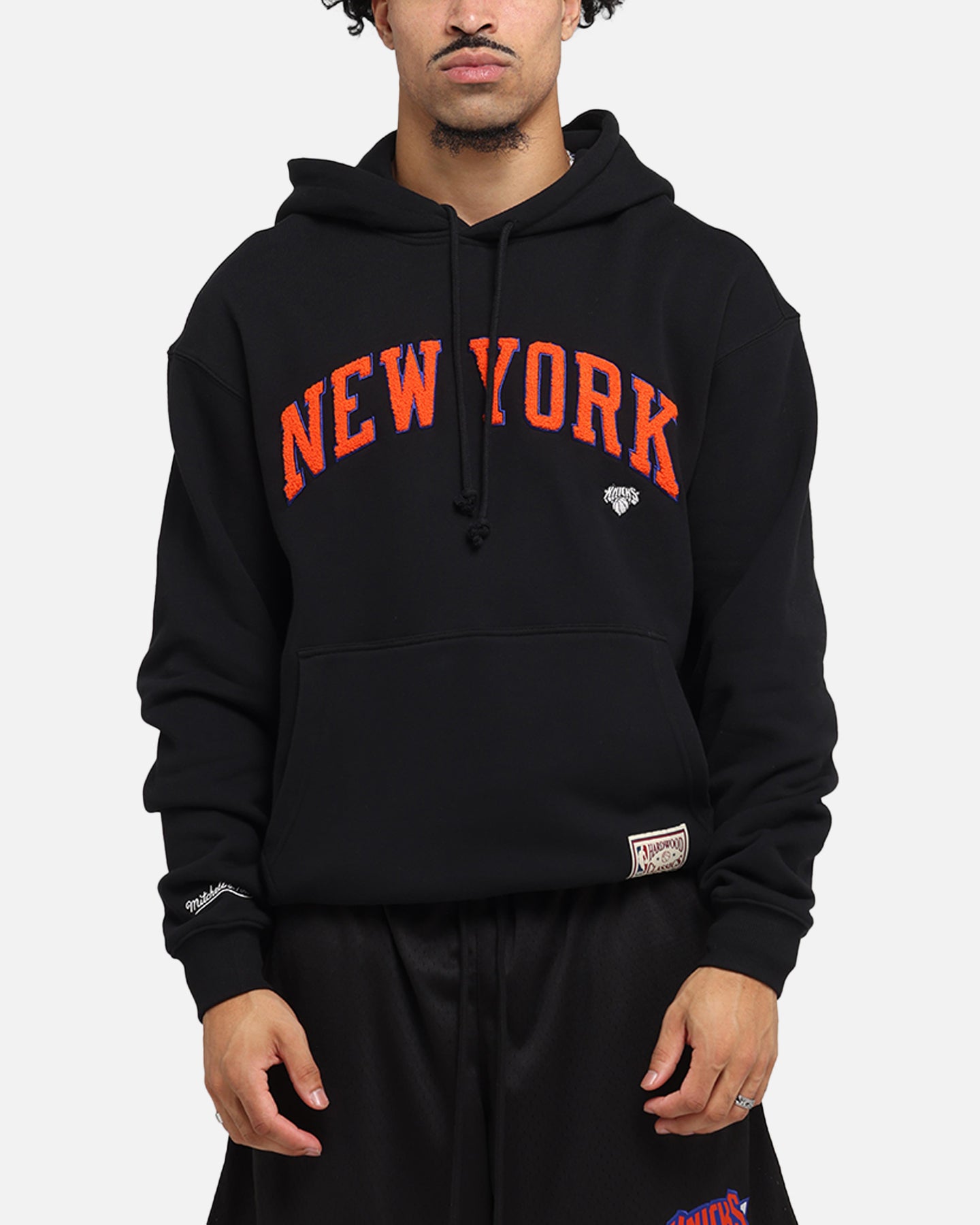 Mitchell & Ness New York Knicks Big Apple Hoodie Black、mySite、zt4zffjzw