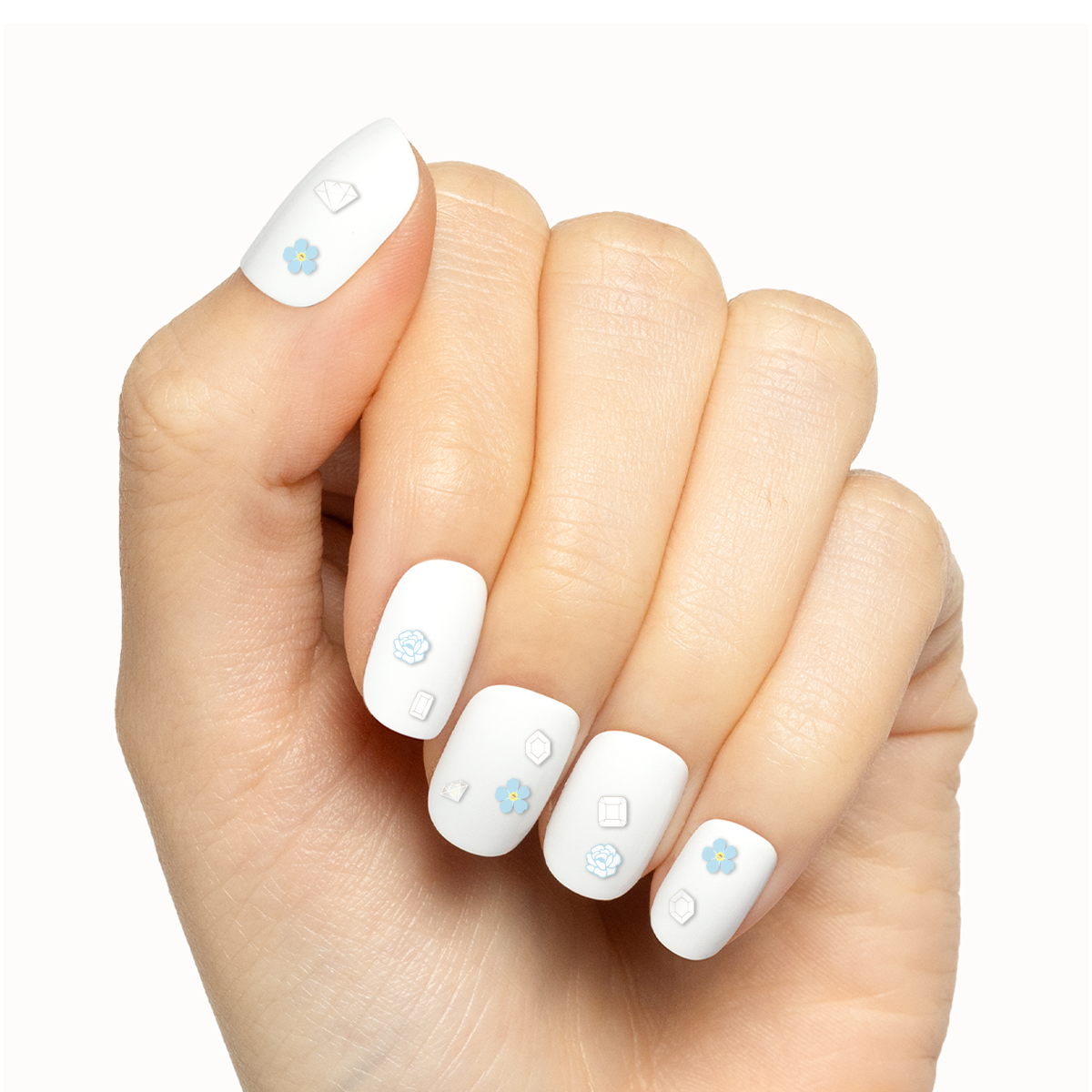 For the Bride Nail Art Stickers、mySite、solidvoid