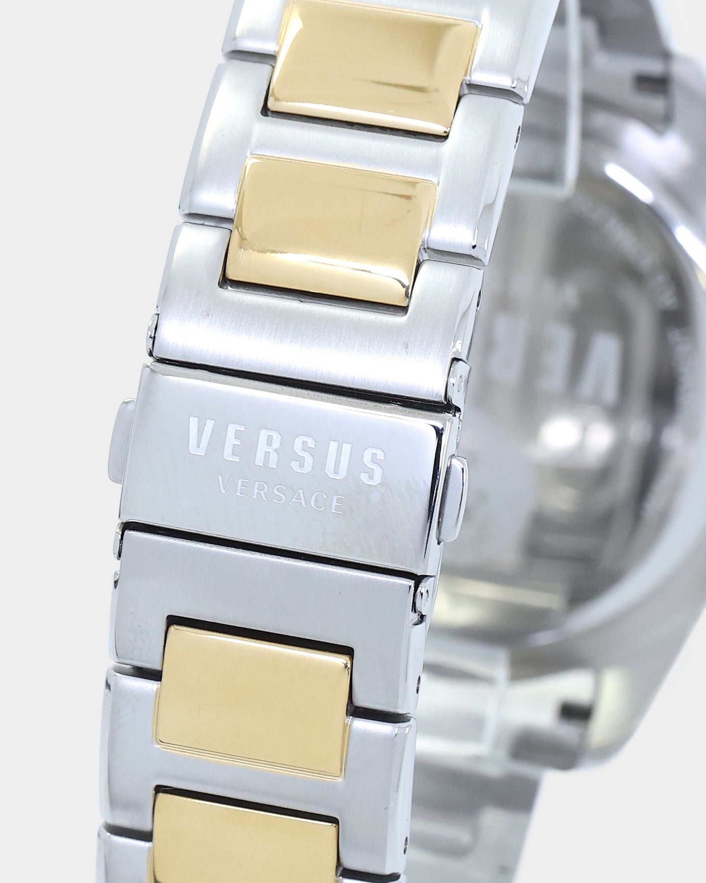 Versus Versace 6eme Arrondissement Crystal Set Watch Gold/Silver、mySite、zt4zffjzw