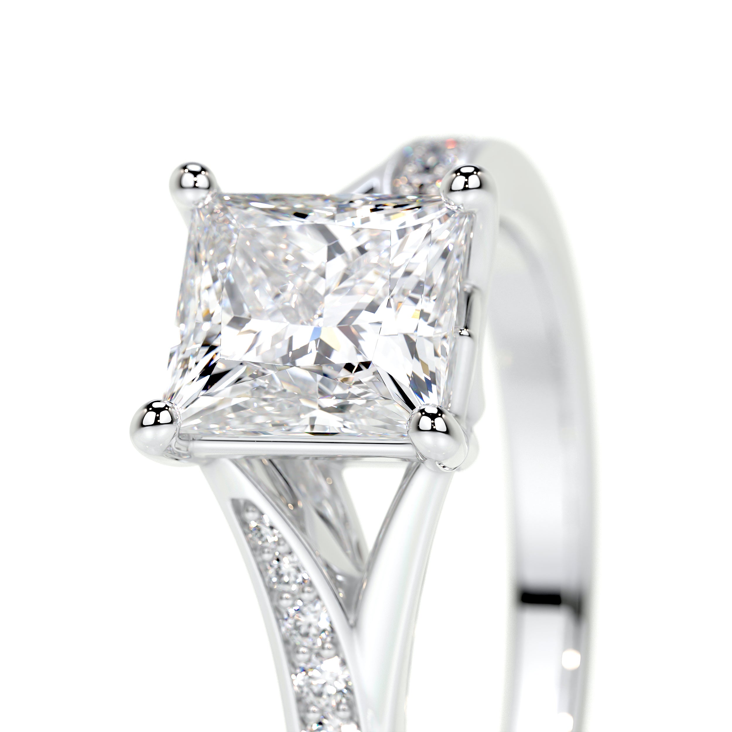 Alexandria Lab Grown Diamond Ring -18K White Gold、mySite、hinf8tx79