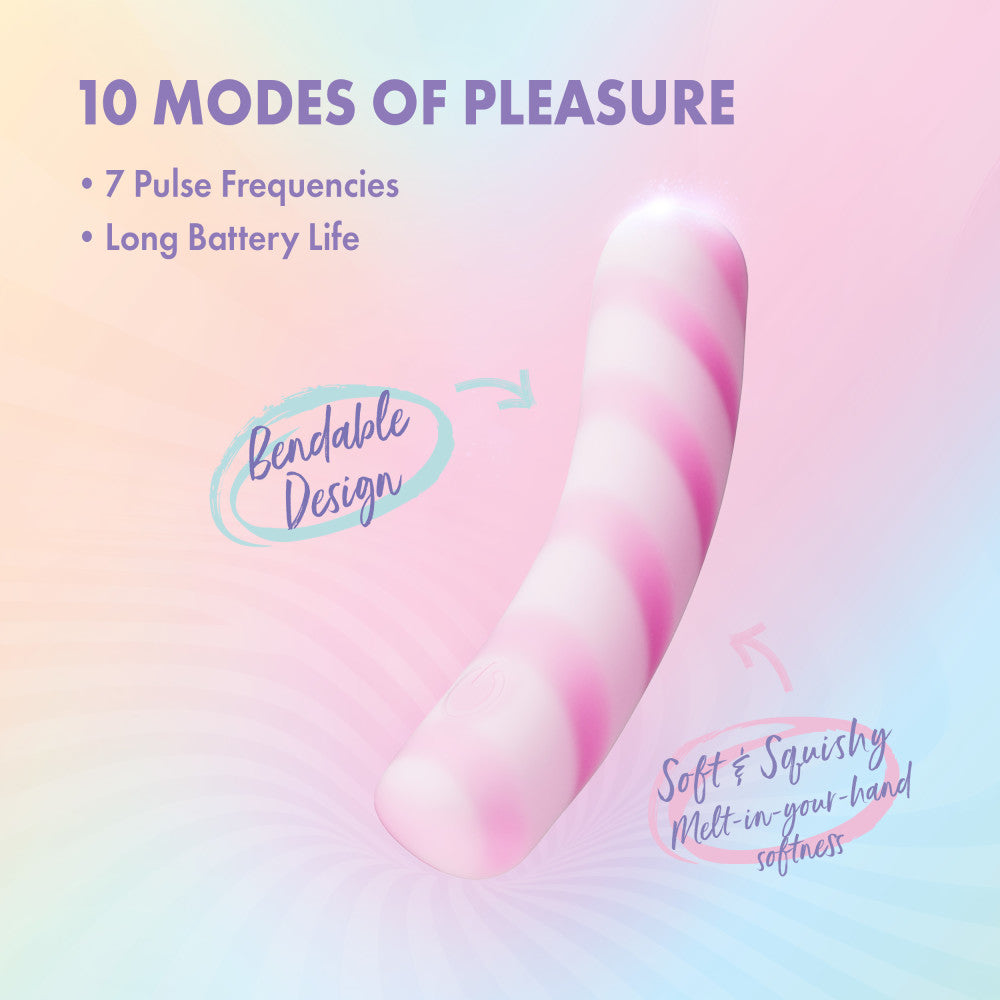 Play With Me by Blush ® | Sugar Crush 4 Inch Silicone Bullet Vibrator – USB Rechargeable Clitoral Nipple Massager – In Pink、mySite、bottomscart