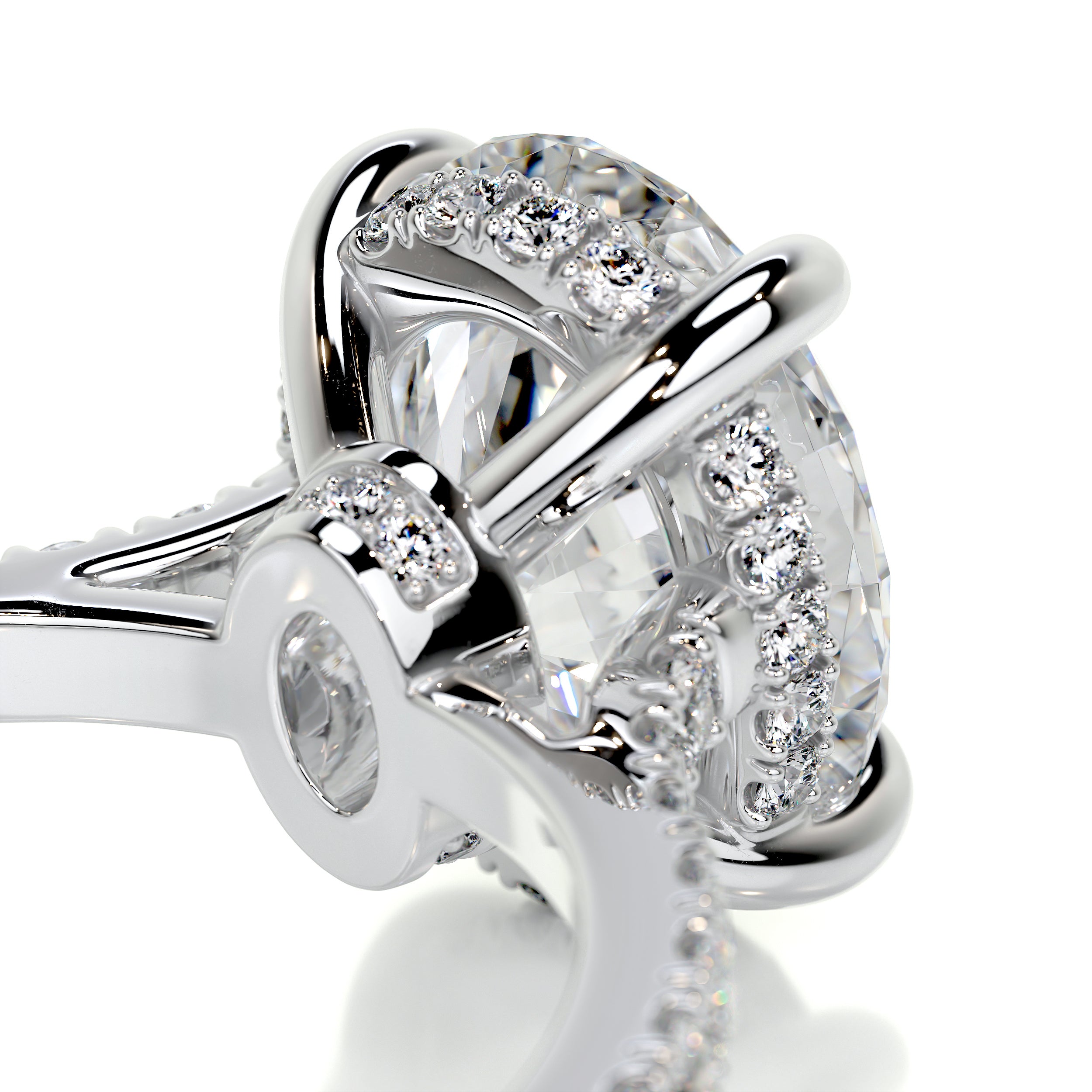 Dionne Moissanite & Diamond Ring -Platinum、mySite、hinf8tx79