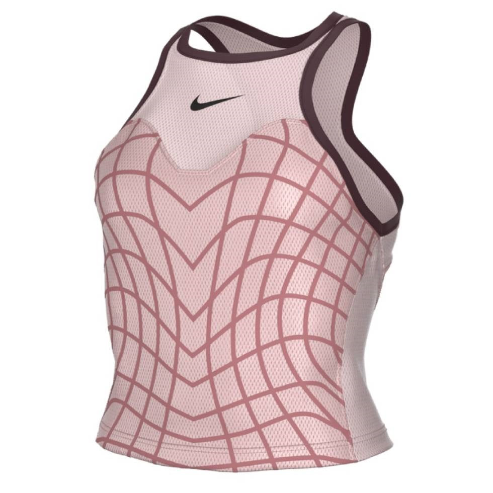 Nike Women's Dri-FIT Slam Tank (Pink/Black)