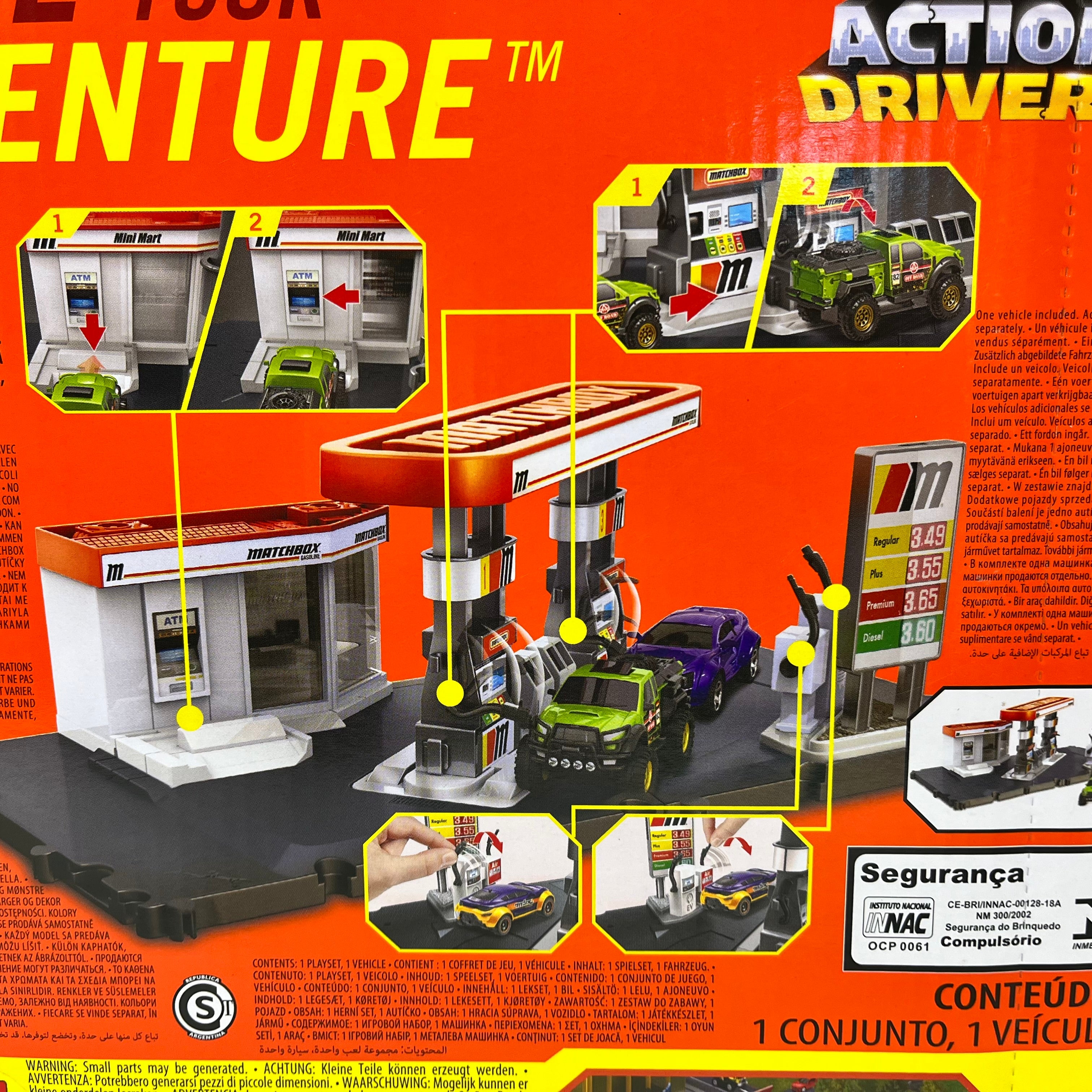 Fuel Station w/ Questor Truck * Matchbox Action Drivers Playset、mySite、hgirdovlk