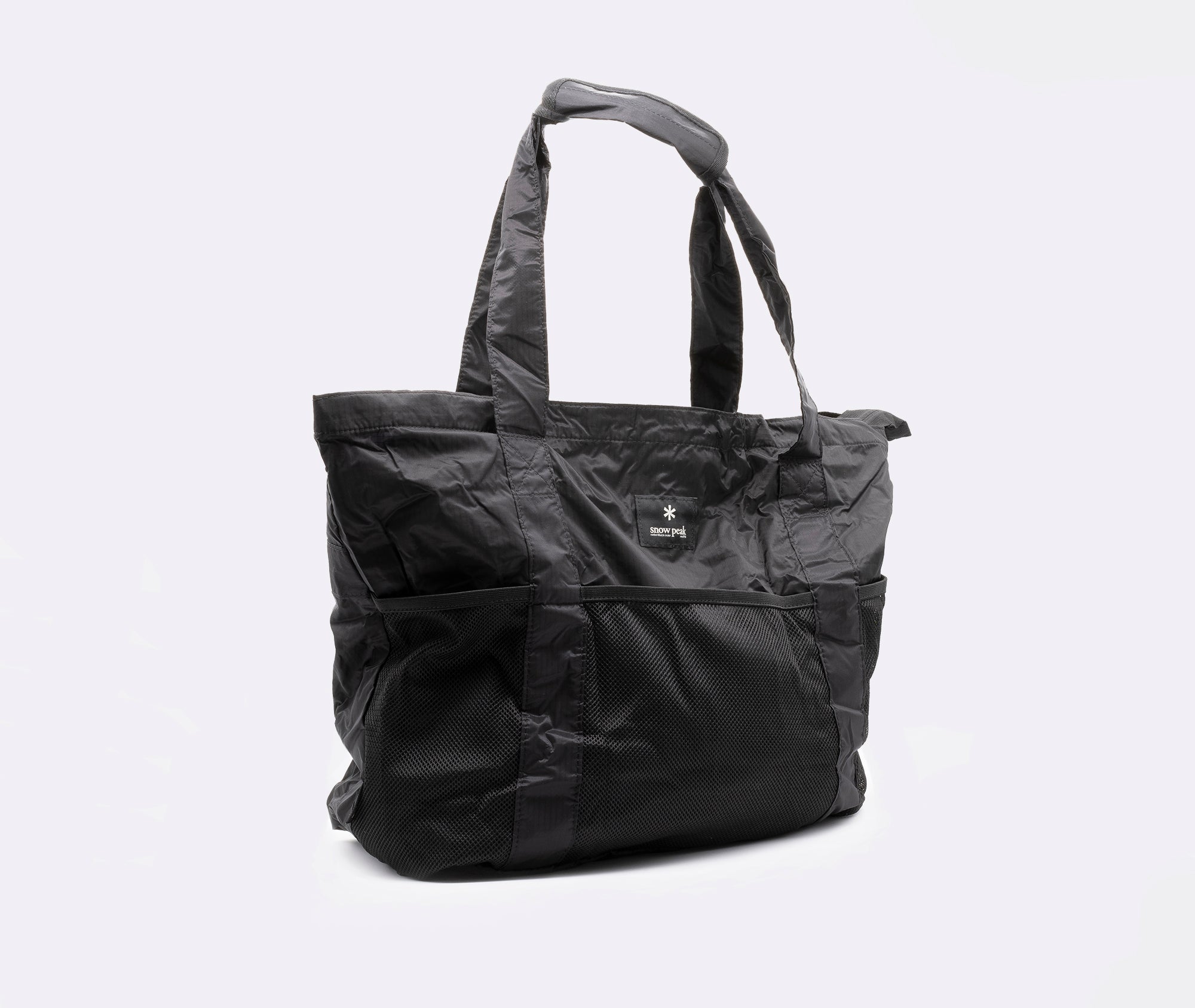 Packable Tote Bag Type 02 - Black、mySite、topwebapps