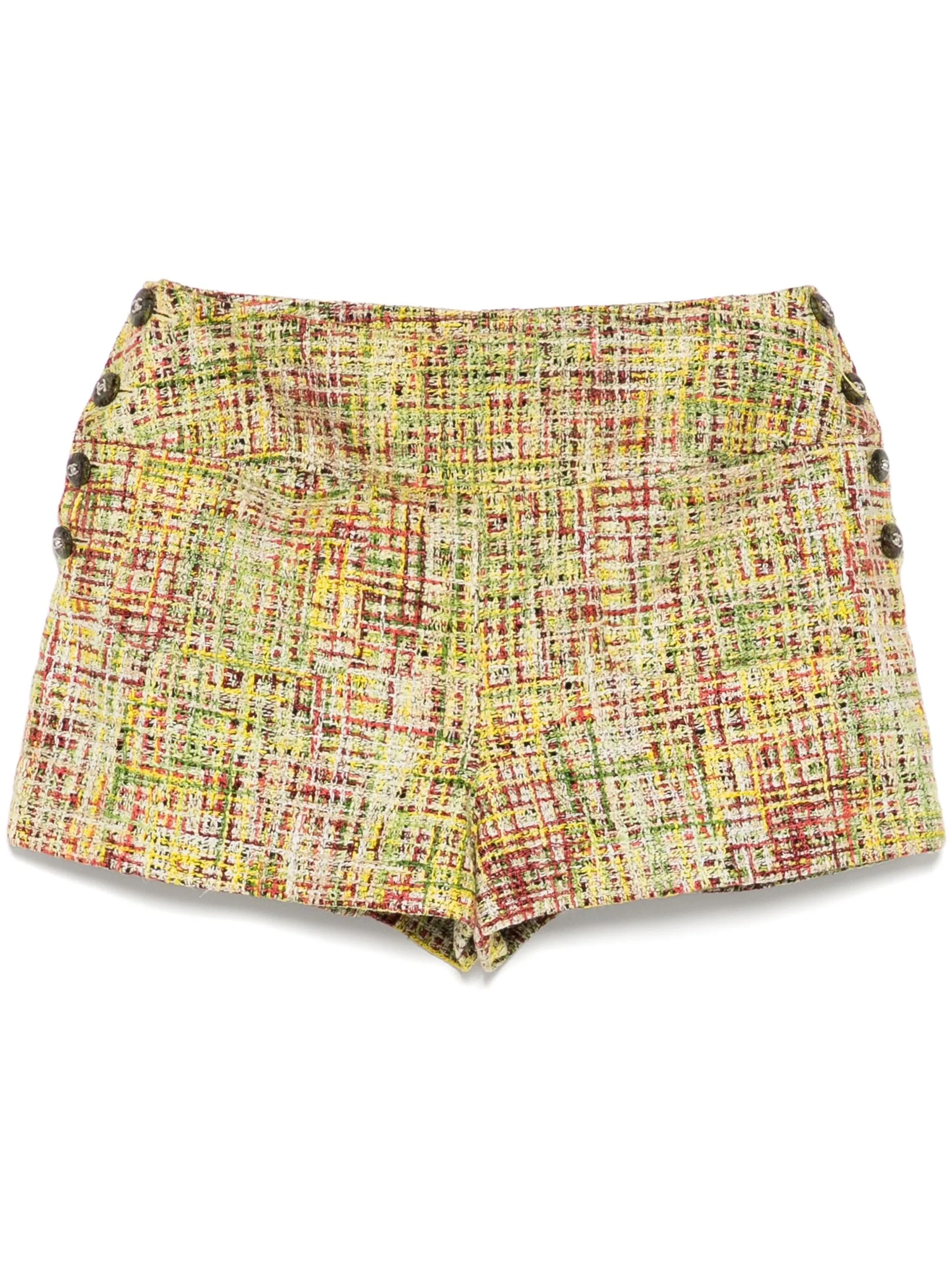 Multicolour Tweed Shorts、mySite、garminoutage.com