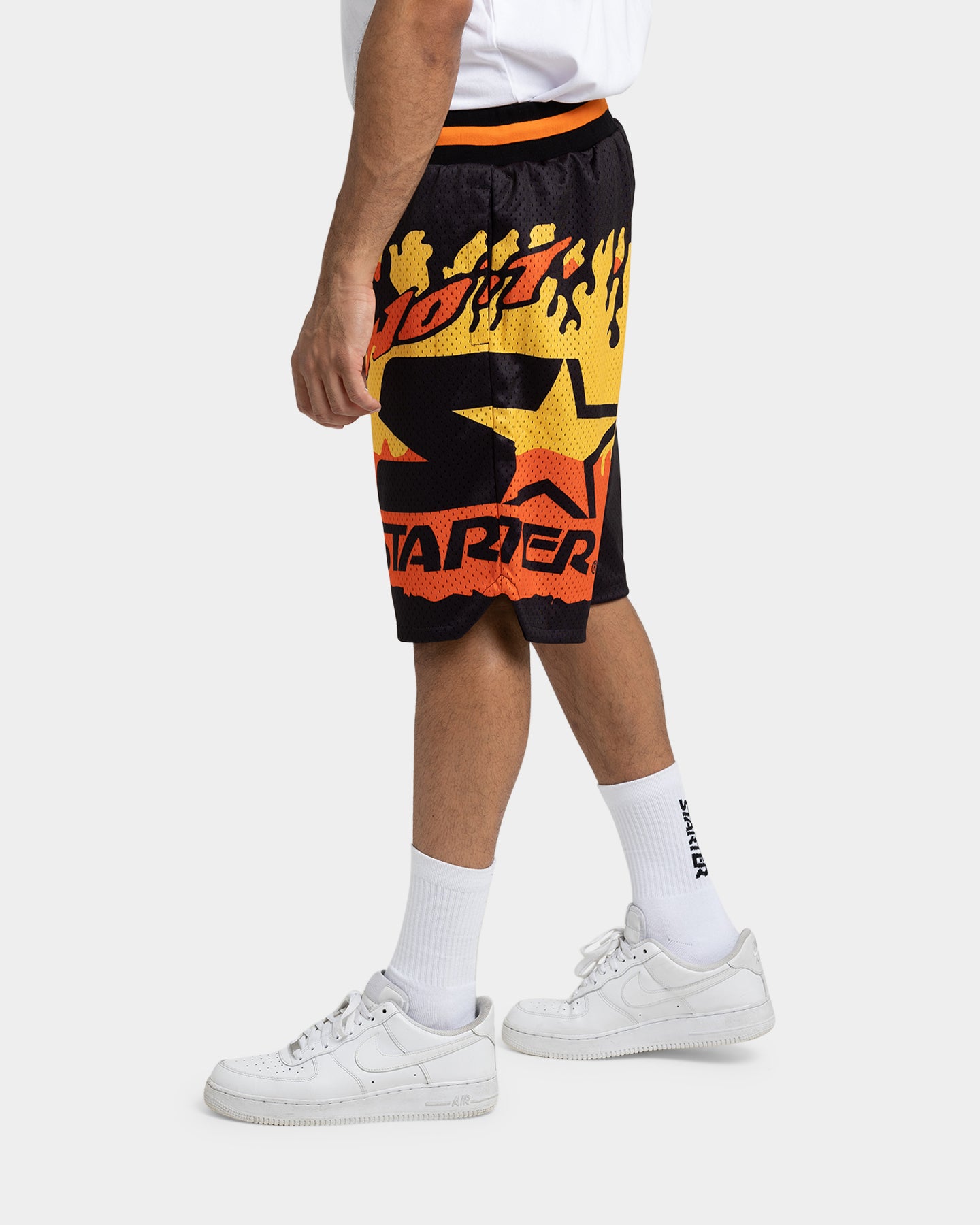 Starter Hot Fire Basketball Shorts Black、mySite、zt4zffjzw