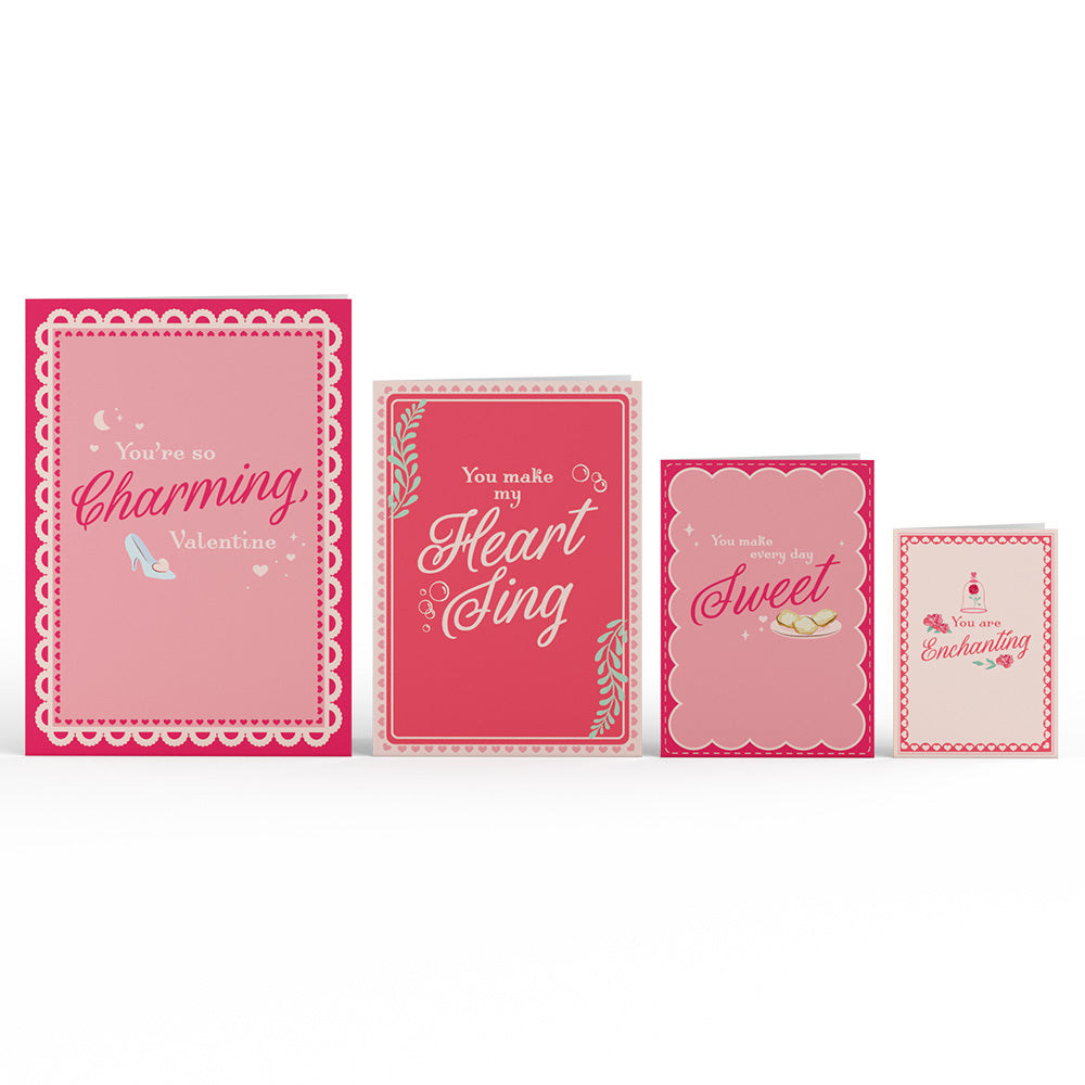 Disney Princess Valentine's Day 4-in-1 Nesting Card、mySite、solidvoid