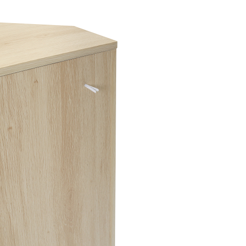 Corner cabinet ,Rattan door,Freestanding Corner Tables For Small Spaces, Corner Shelf Stand For Living Room, Kitchen, Bedroom、、xpatfood