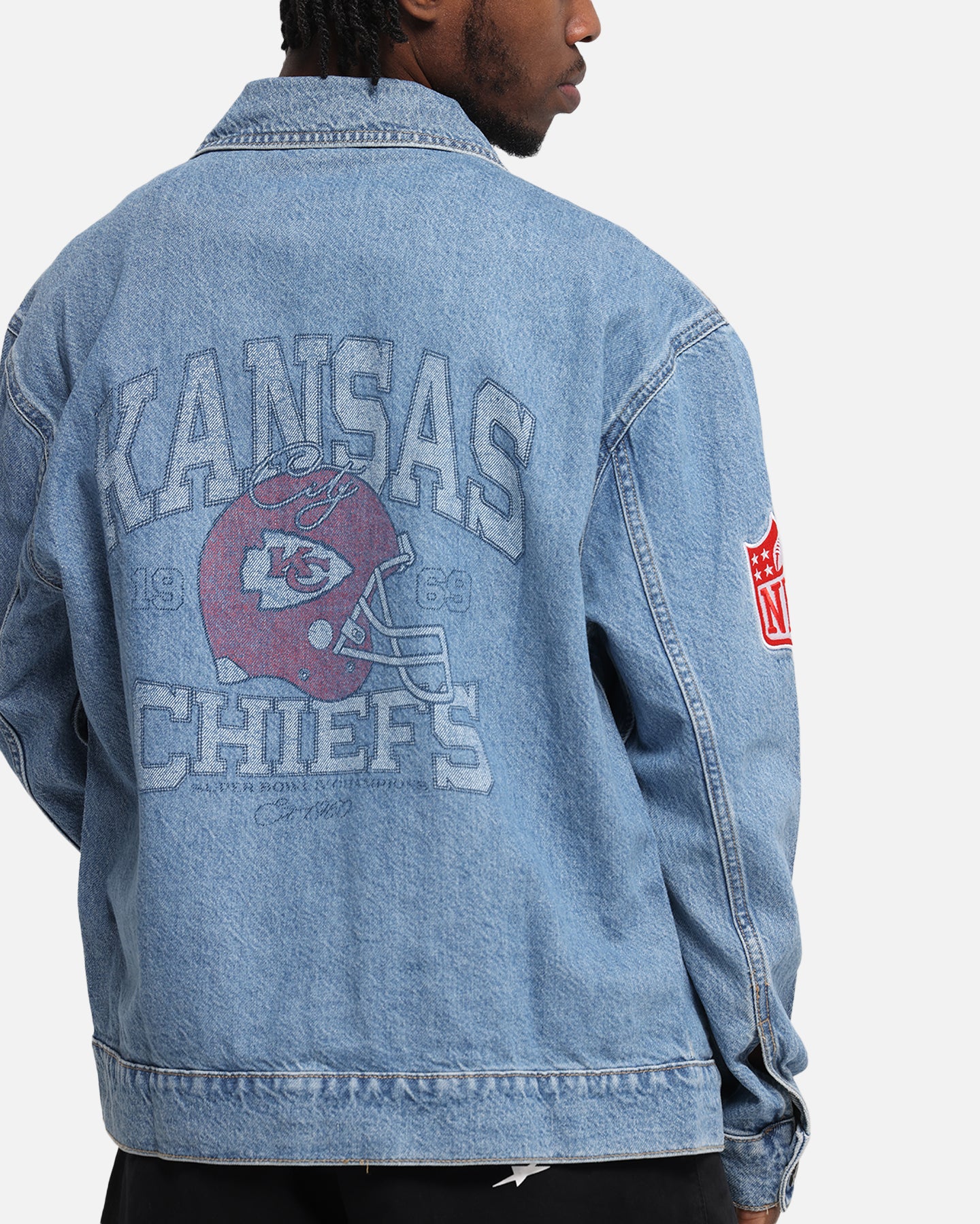 New Era Kansas City Chiefs NFL Denim Jacket Dark Blue、mySite、zt4zffjzw