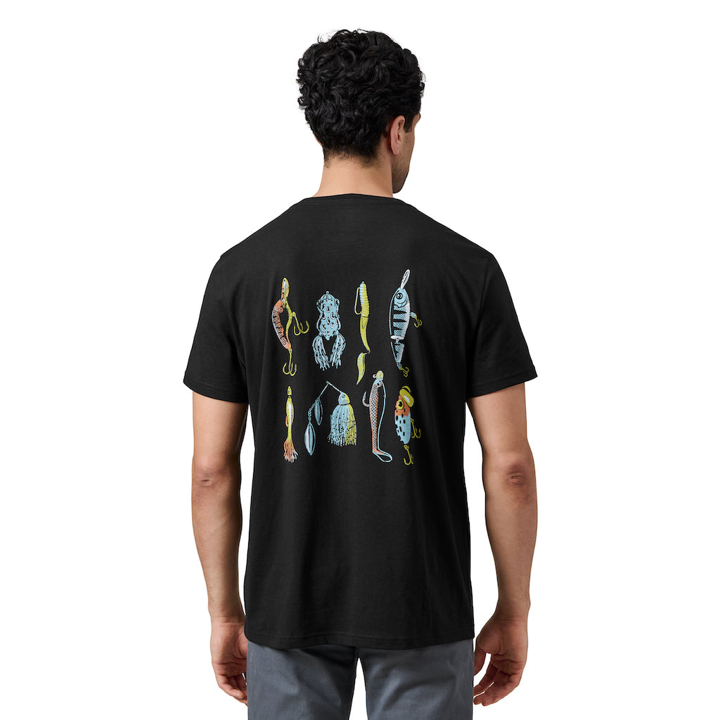 YETI Lures T-Shirt - Black XL、mySite、noshort