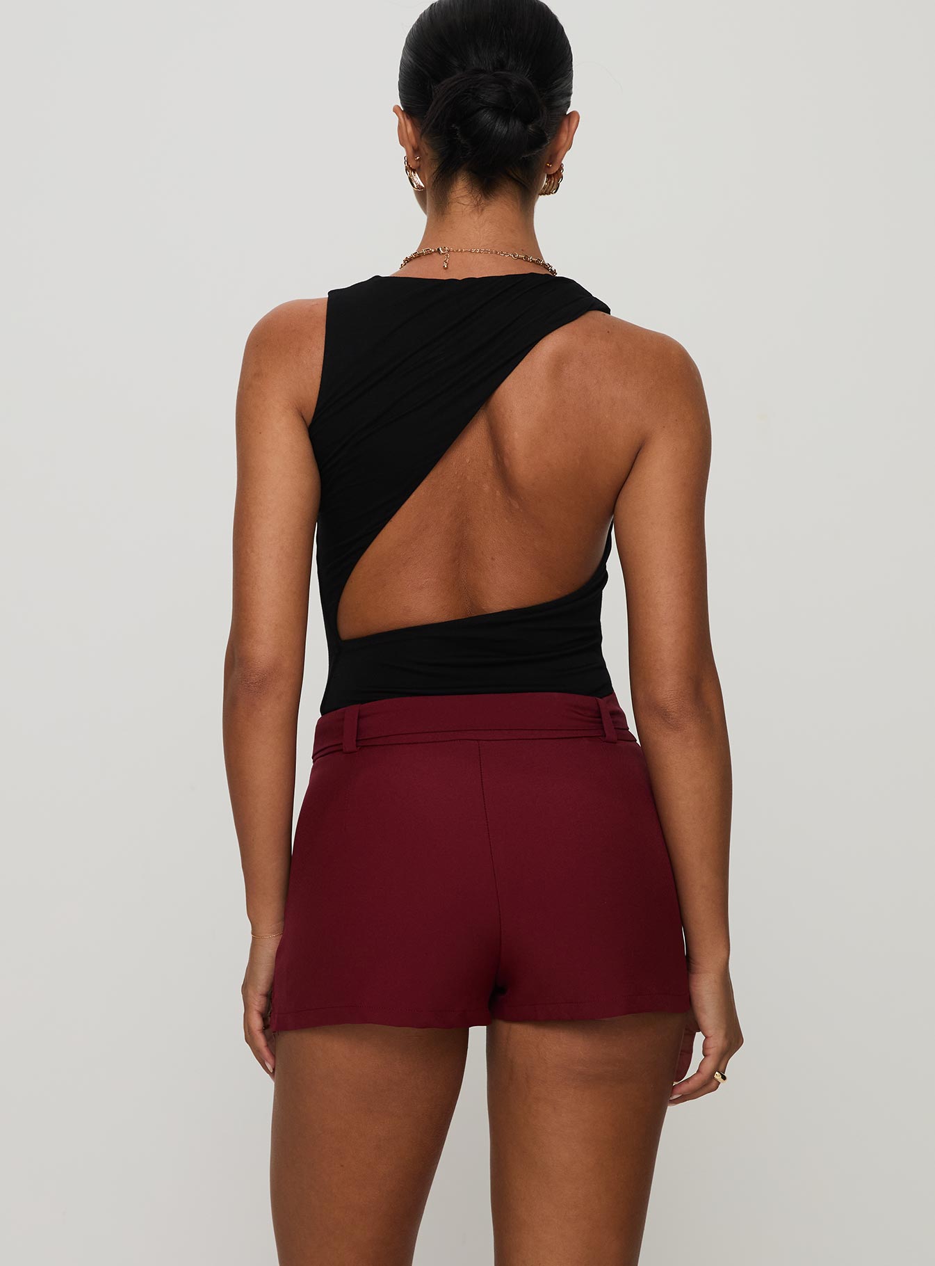 Centre Stage Cut Out Bodysuit Black、mySite、solidvoid