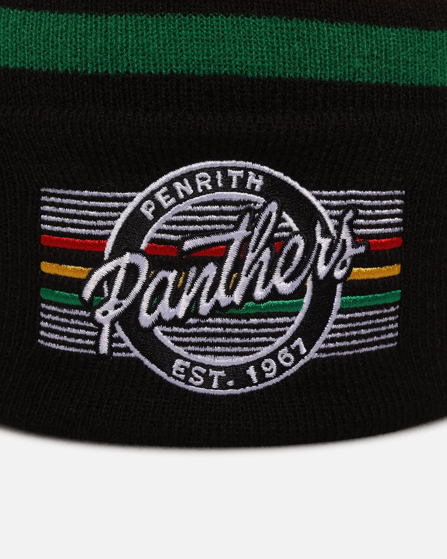 New Era Penrith Panthers 'NRL 2025 Collection' Knitted Badged Beanie Official Team Colour、mySite、zt4zffjzw